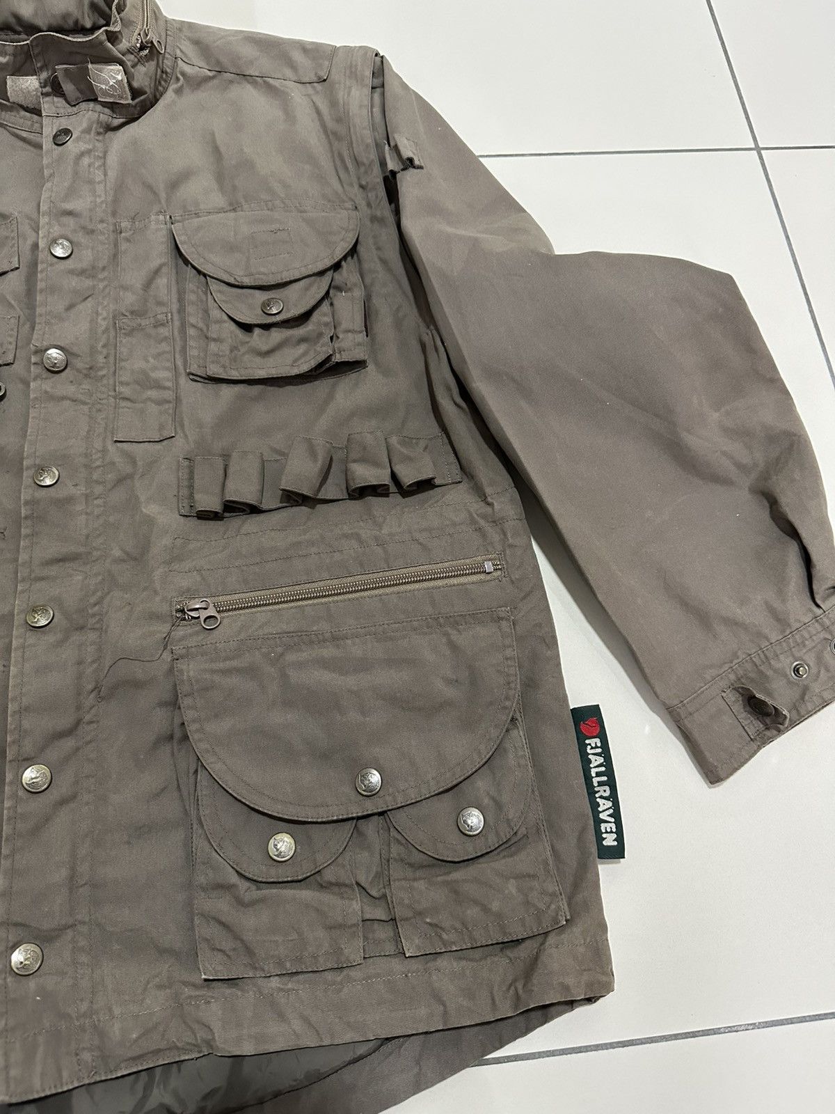 Fjallraven Vintage Fjallraven Survival Jacket Multi pocket hunting Size US S / EU 44-46 / 1 - 5 Thumbnail