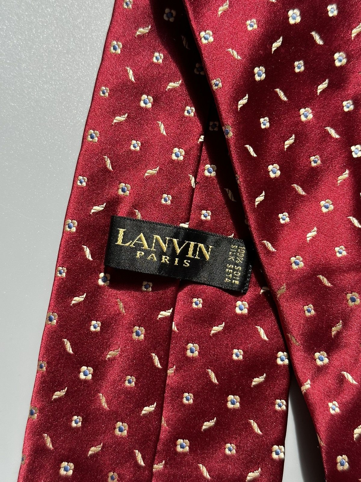 Lanvin Lanvin Tie Paris Necktie Size ONE SIZE - 5 Thumbnail
