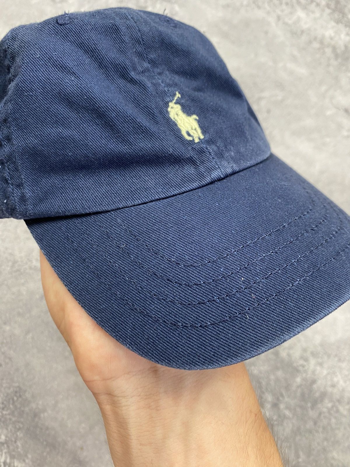 Polo Ralph Lauren Vintage Polo Ralph Lauren Cap Y2K Centre Logo Pony Blue Hat Size ONE SIZE - 6 Thumbnail