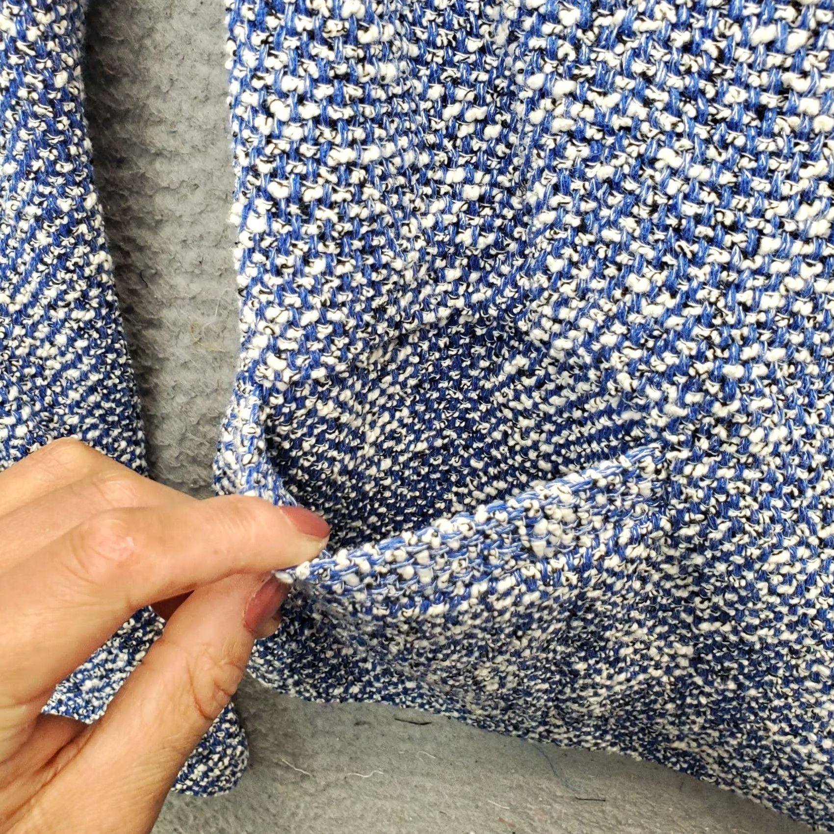 Talbots Talbots Blazer Jacket Women XS Multi Textured Tweed Long Sleeve Open Drape Front: Womens Size XS Size XS / US 0-2 / IT 36-38 - 7 Thumbnail