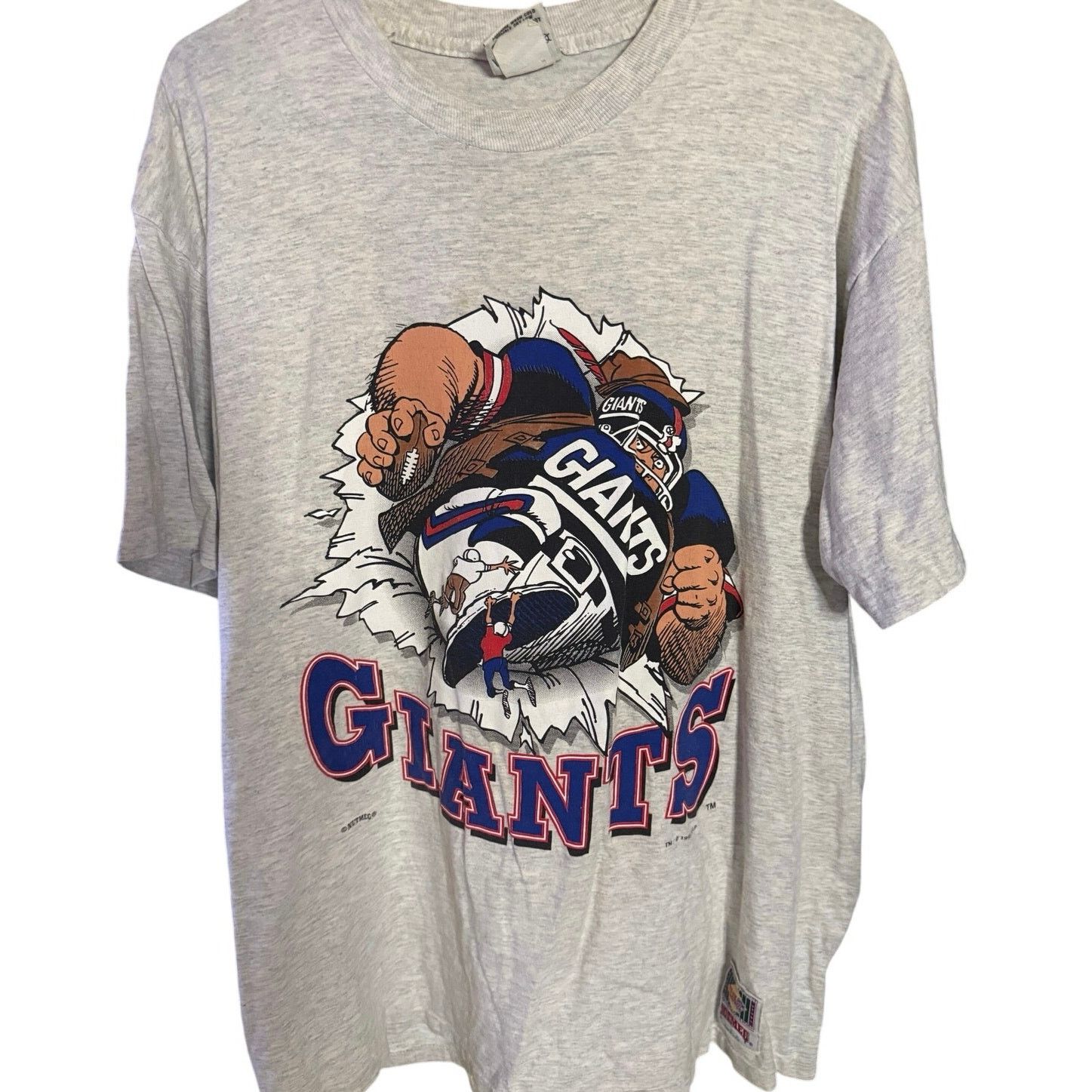 Nutmeg Vintage New York Giants Jack Davis Breakthrough Tee Size US XL / EU 56 / 4 - 1 Thumbnail