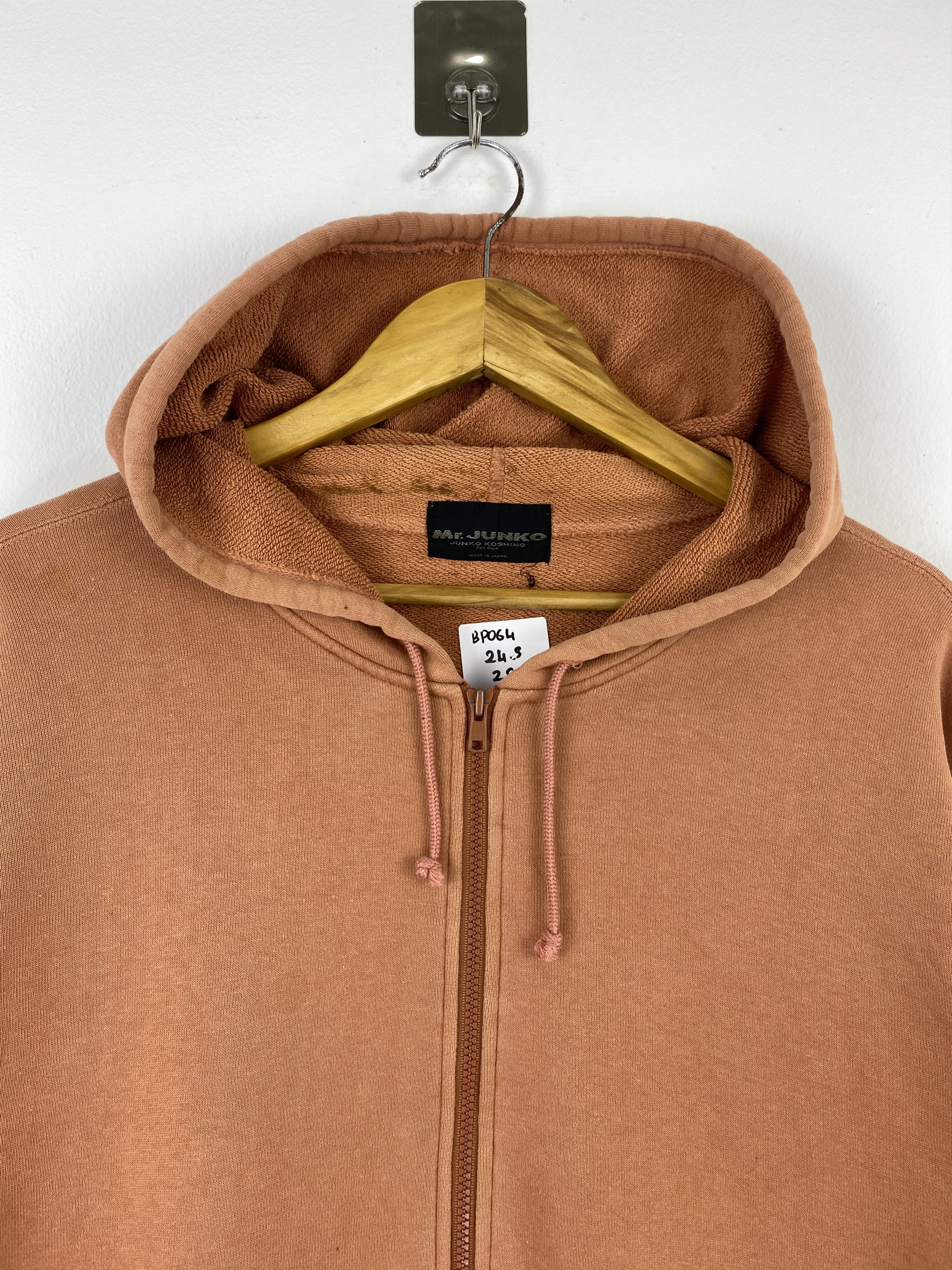 Mr. Junko Vintage 90s Mr. Junko Back Logo Zipper Ups Hoodie BP0064 Size US XXL / EU 58 / 5 - 2 Thumbnail