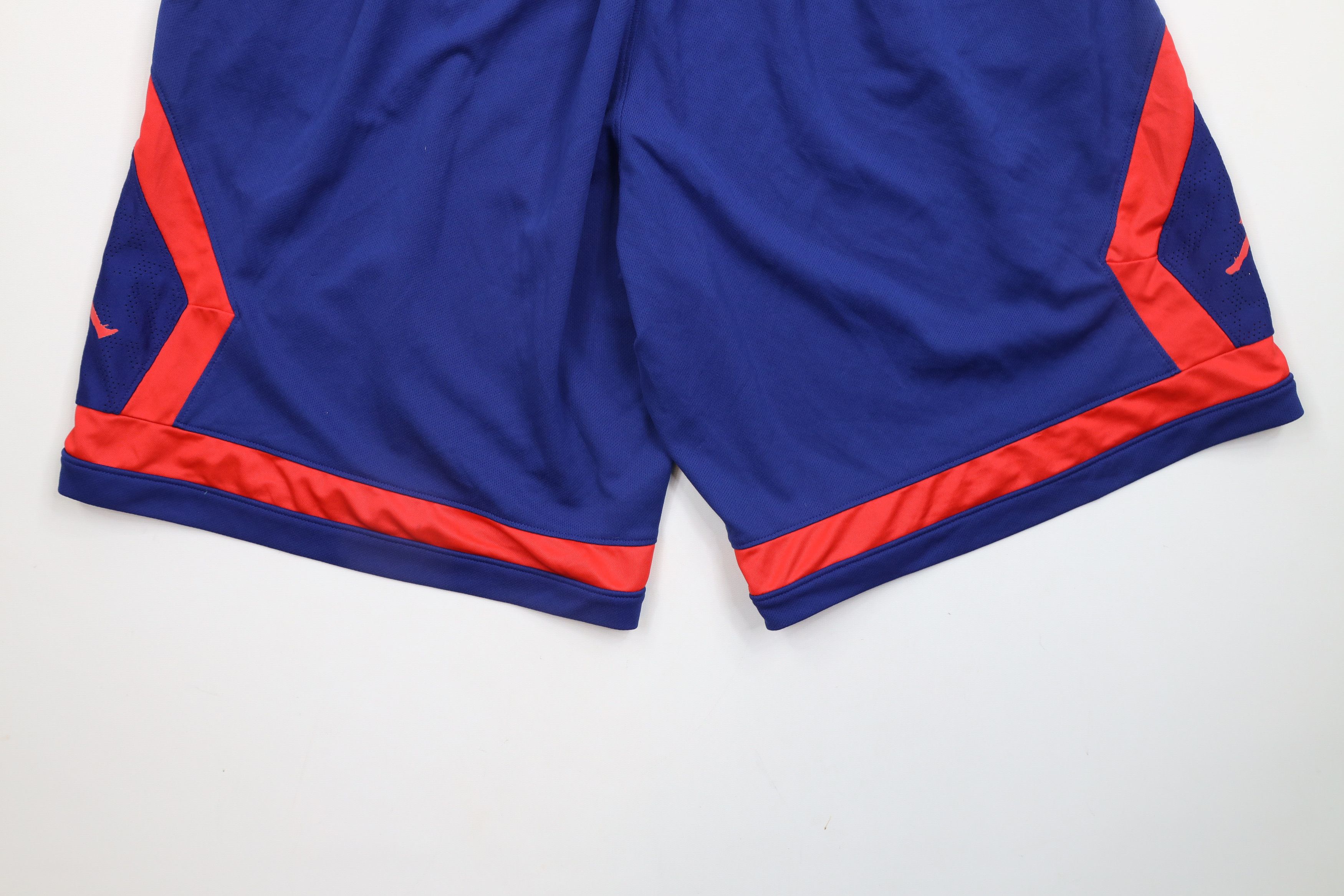 Nike × Vintage Nike Air Jordan Jumpman Gym Basketball Shorts Blue Polyester Size US 36 / EU 52 - 13 Thumbnail
