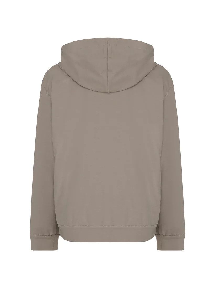 Brunello Cucinelli o1y0825 Hooded Sweatshirt in Taupe Size S / US 4 / IT 40 - 2 Thumbnail