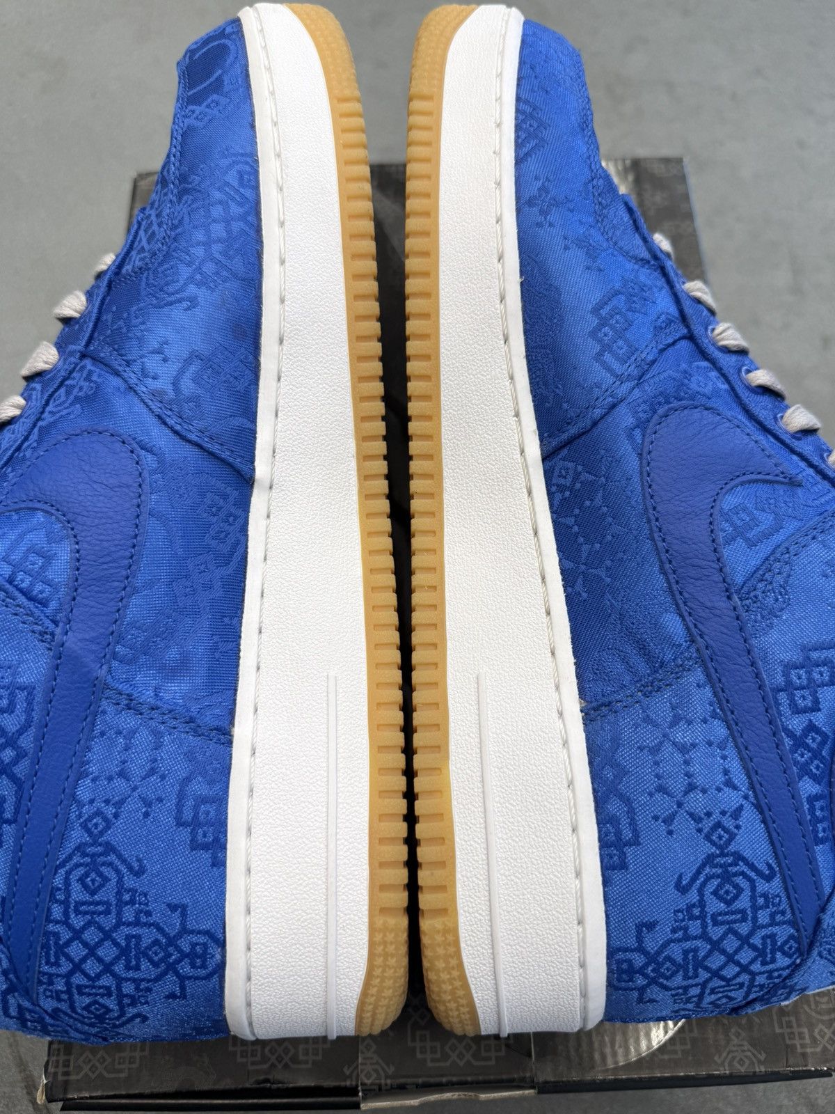 Nike 2019 Nike Air Force 1 Low CLOT Blue Silk Size US 10.5 / EU 43-44 - 3 Thumbnail