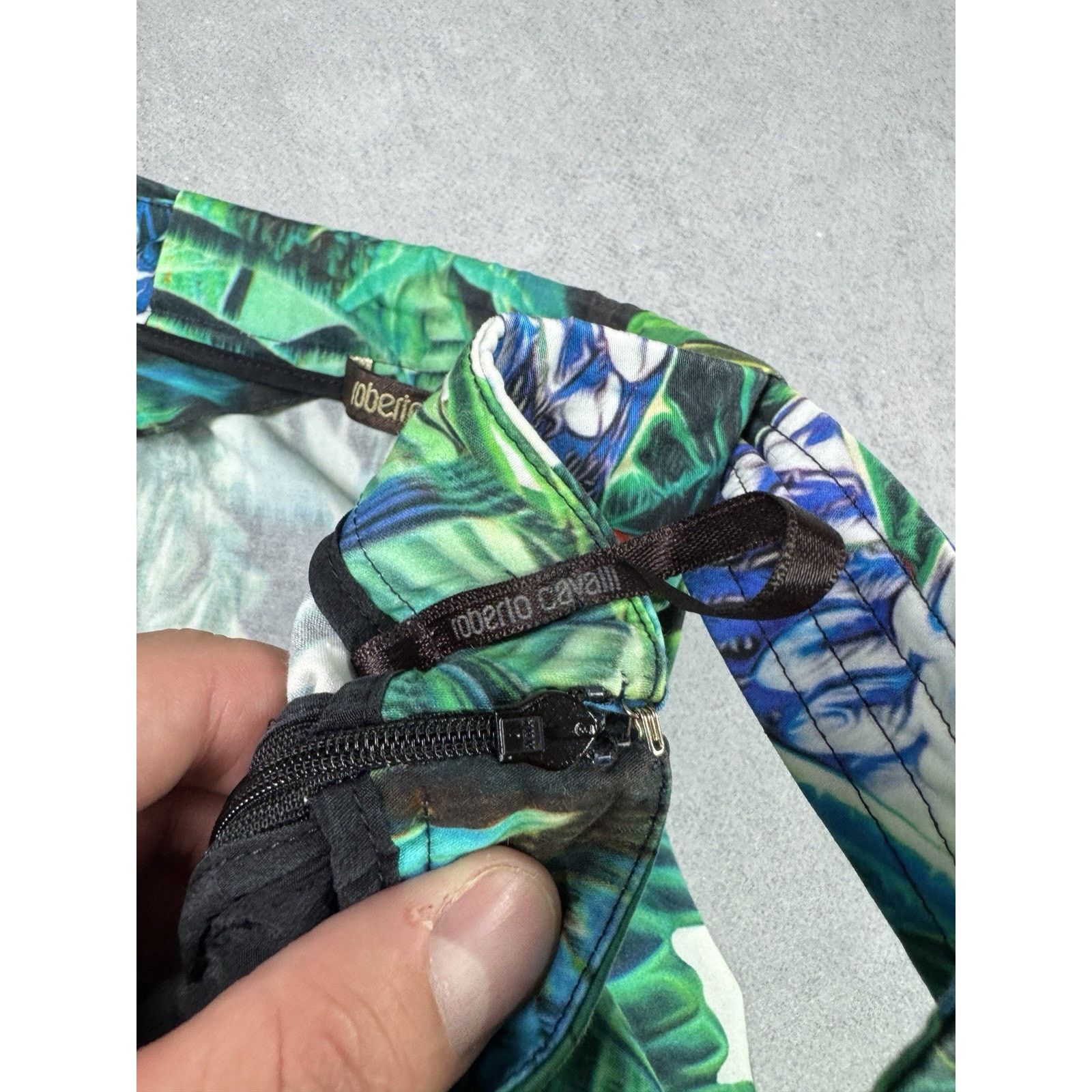 Roberto Cavalli Roberto Cavalli Women Mini Skirt Floral Avant Garde Size 29" - 14 Thumbnail