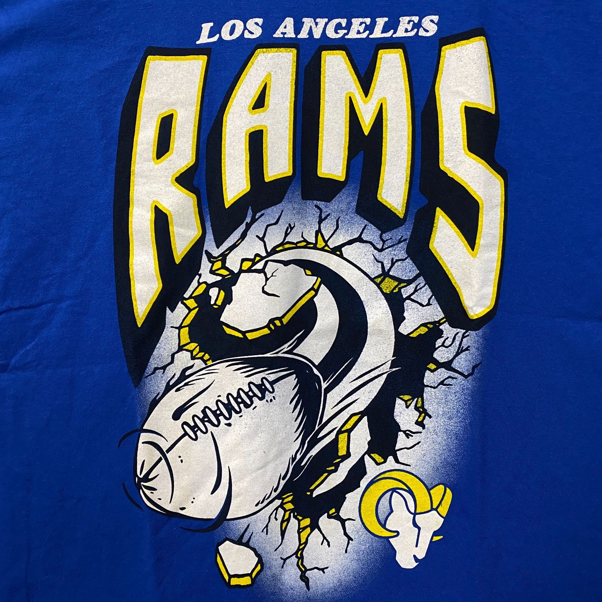 Junk Food Junk Food NFL Los Angeles Rams Break Through T-Shirt 2XL Size US XXL / EU 58 / 5 - 2 Thumbnail