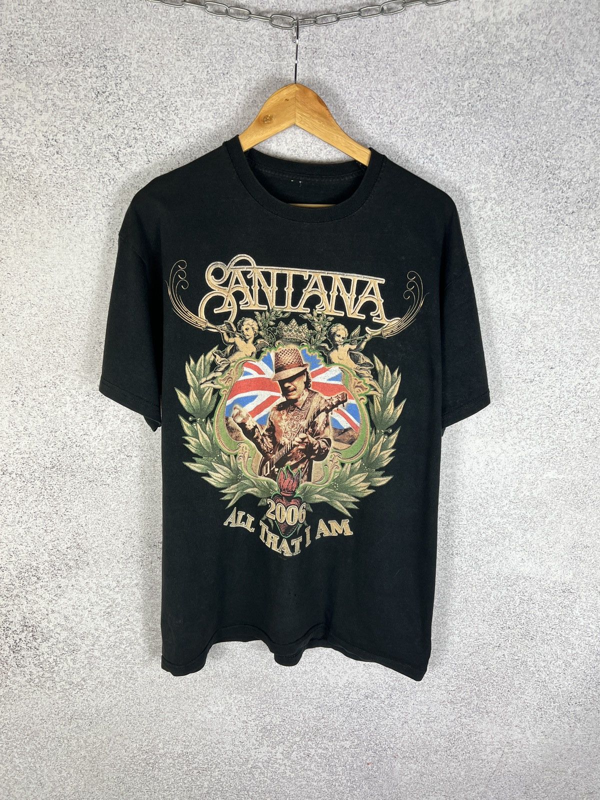 Band Tees Vintage Carlos Santana All Than I Am Rock Band Tour Tee Size US L / EU 52-54 / 3 - 1 Thumbnail