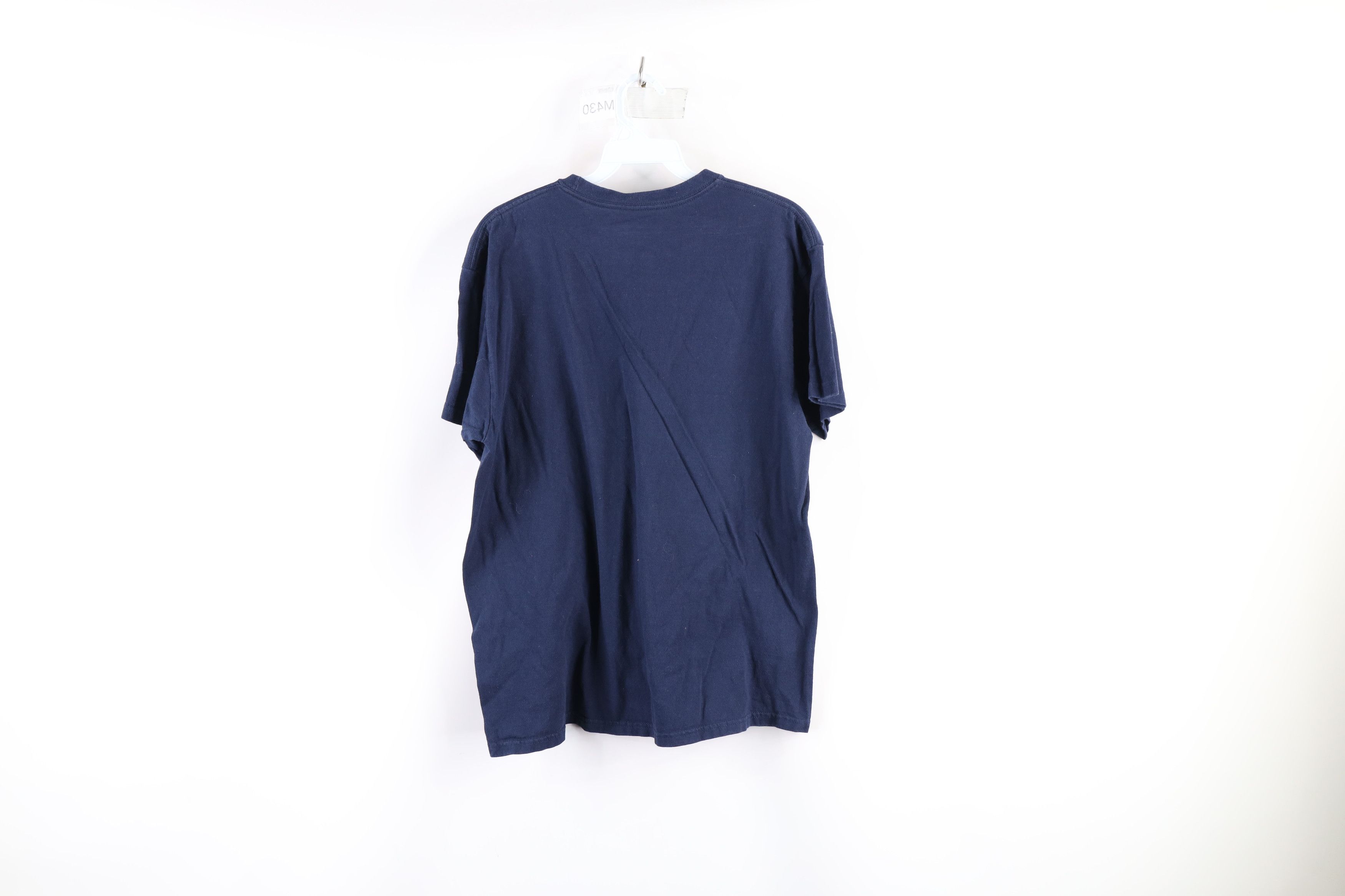 Nike × Vintage Vintage Nike Scott Mini Swoosh Short Sleeve T-Shirt Blue Size US S / EU 44-46 / 1 - 6 Thumbnail
