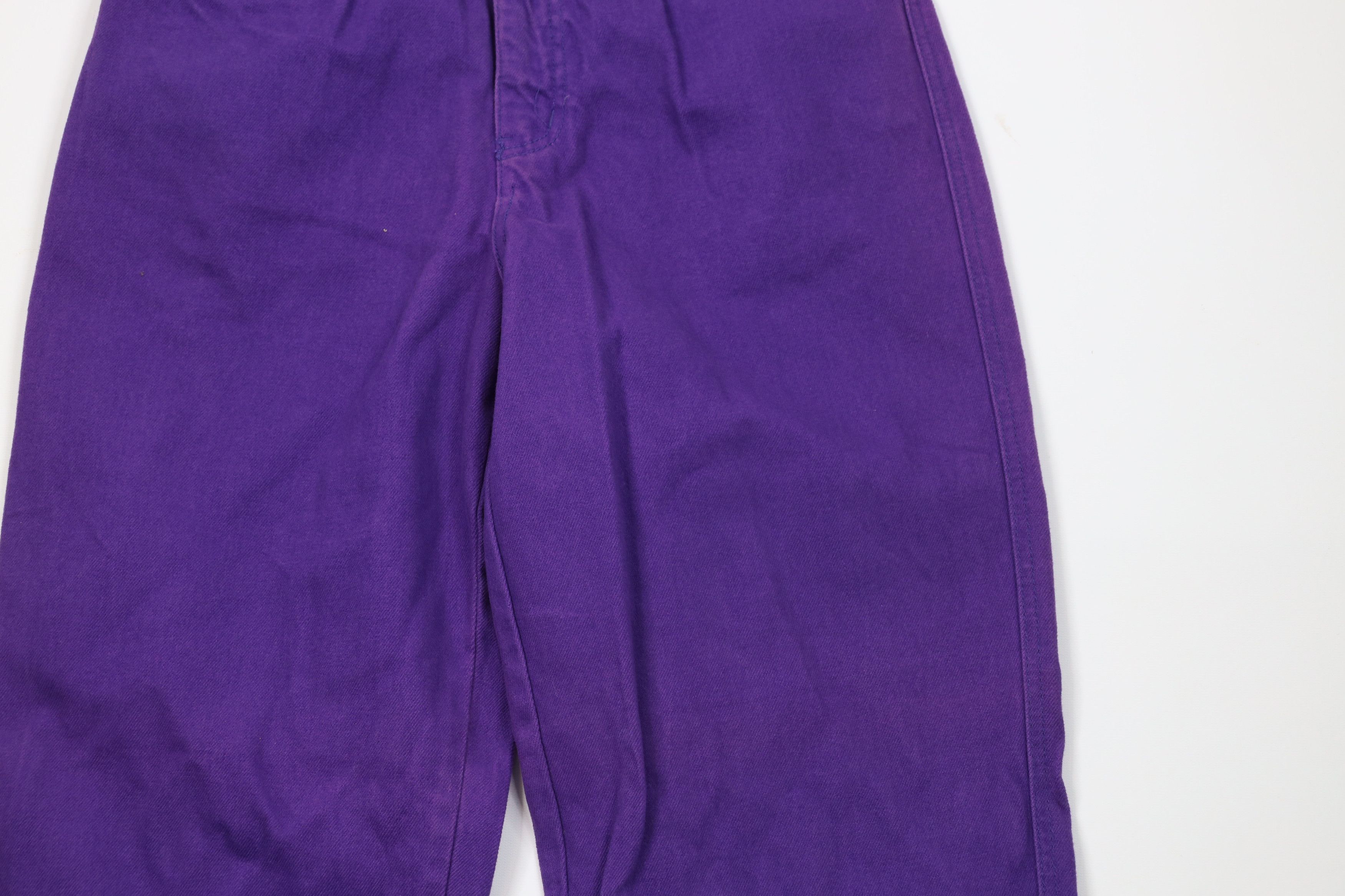 Vintage Deadstock Vintage 90s Streetwear Fit Skateboard Jeans Purple Size US 31 - 3 Thumbnail