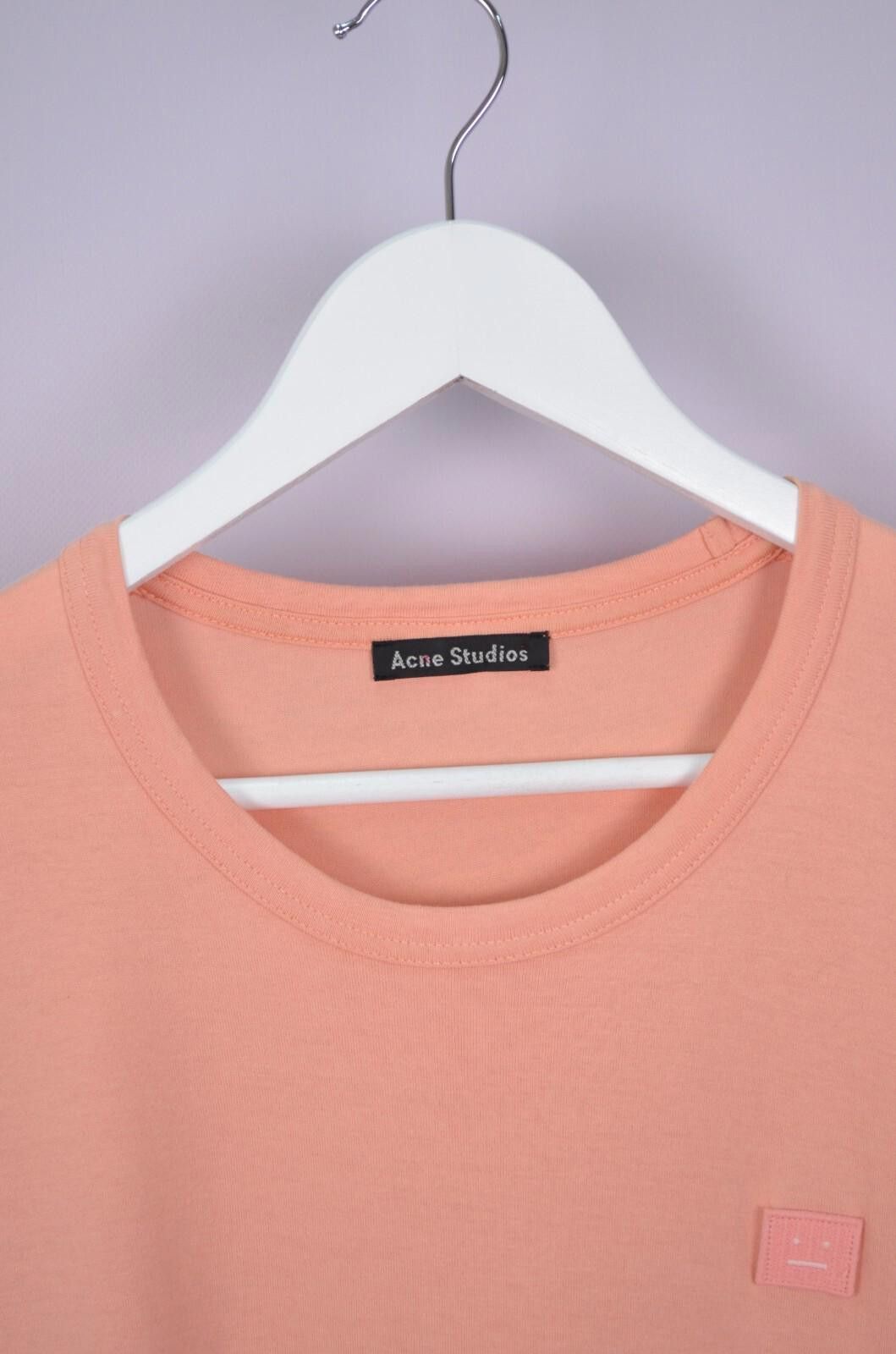 Acne Studios Acne Studios Nash Face Logo Mens Size L Slim Fit Peach Size US L / EU 52-54 / 3 - 5 Thumbnail