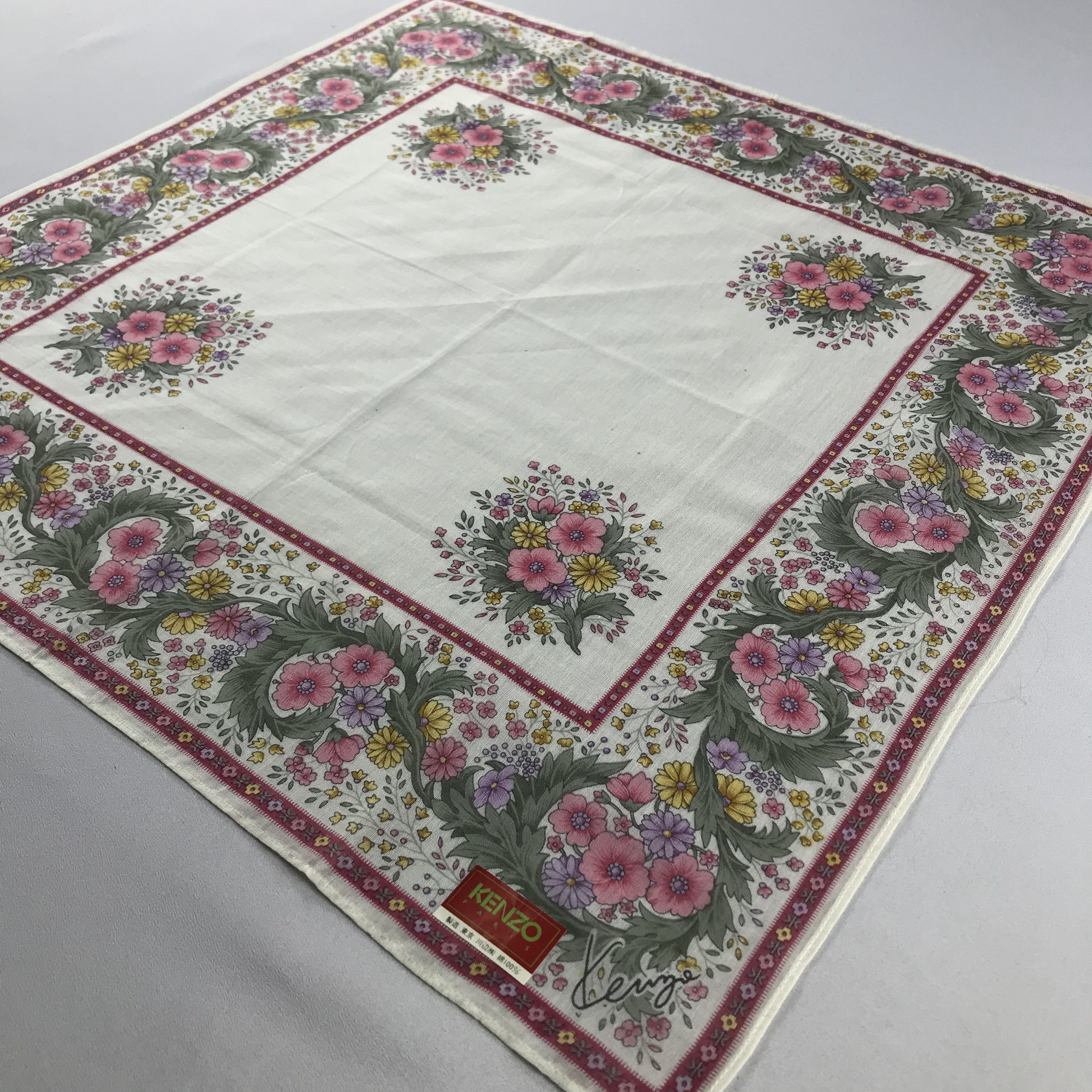 Kenzo Kenzo Handkerchief / Bandana / Neckerchief C673 Size ONE SIZE - 4 Thumbnail