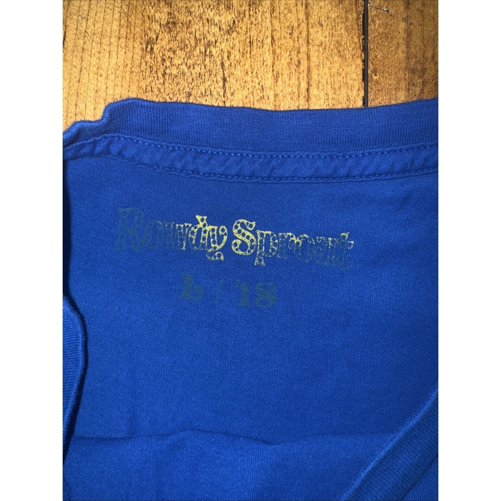 Band Tees Rowdy Sprout Elton John T-Shirt Blue Large 19x26.5 Size US L / EU 52-54 / 3 - 3 Thumbnail
