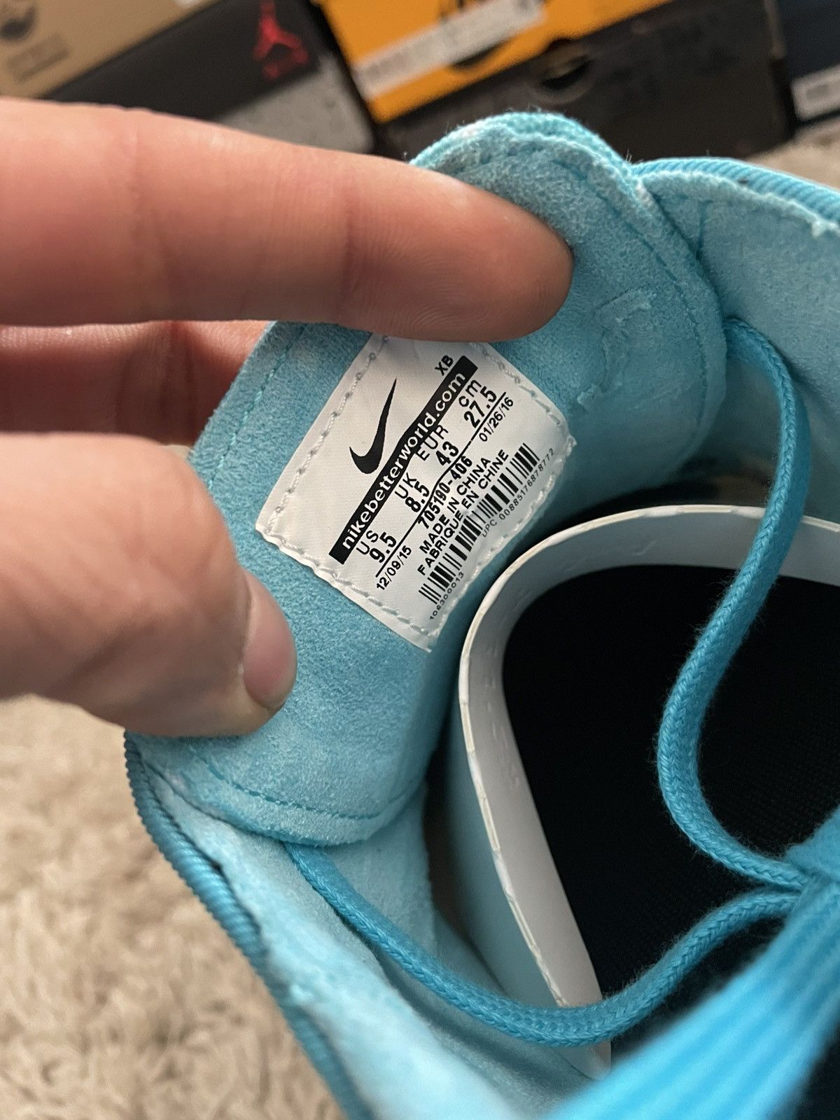 Nike SB Nike Zoom Stefan Janoski CNVS PRM Blue Size US 9.5 / EU 42-43 - 8 Thumbnail