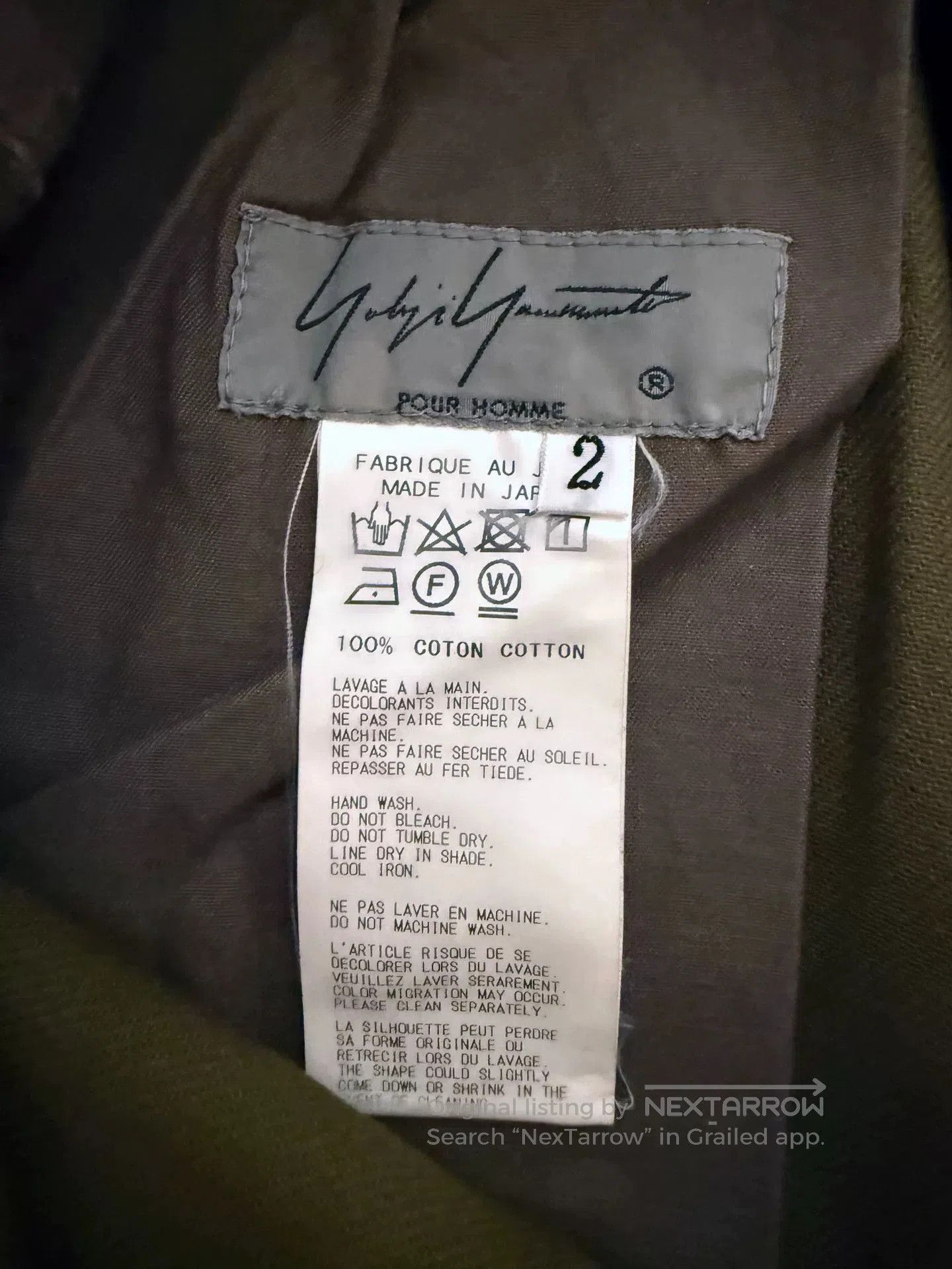 Yohji Yamamoto Yohji Yamamoto Pour Homme Camo Pants. Size US 28 / EU 44 - 9 Thumbnail