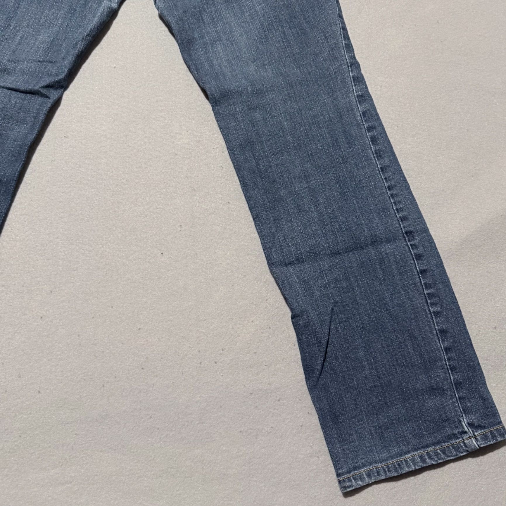 Levi's Levi's 505 Jeans Women Blue Denim Stretch Medium Wash 10 Short Slim Straight Pant Jeans Size 32" / US 10 / IT 46 - 6 Thumbnail