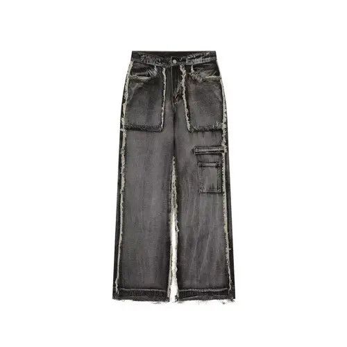 Jean Vintage patchwork baggy hip hop Y2K jeans Size US 30 / EU 46 - 4 Thumbnail
