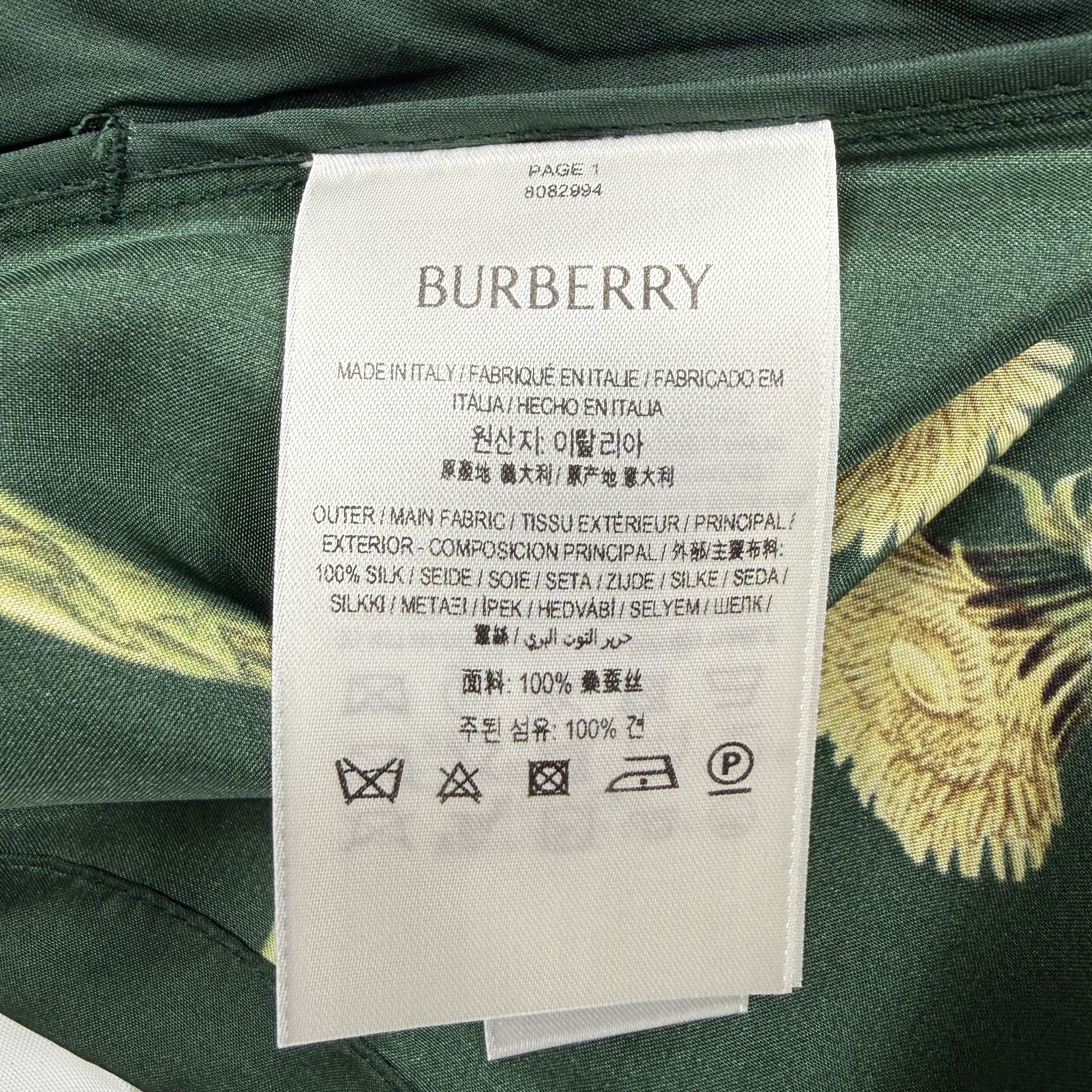 Burberry Burberry Silk Dandelion Print Pants Ivy Green Yellow Size 34" / US 12 / IT 48 - 6 Thumbnail