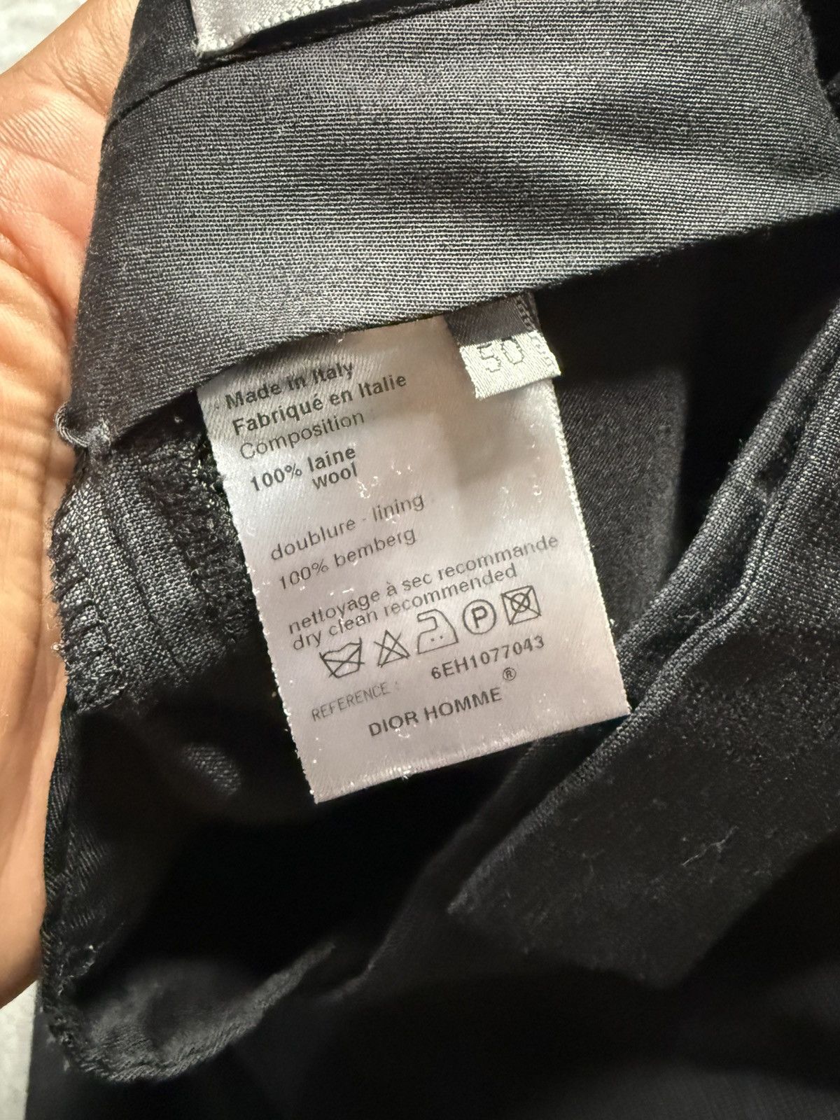 Dior Dior By Hedi Slimane S/S 06 Pinstripe Slim 2B Suit Size 50S - 9 Thumbnail