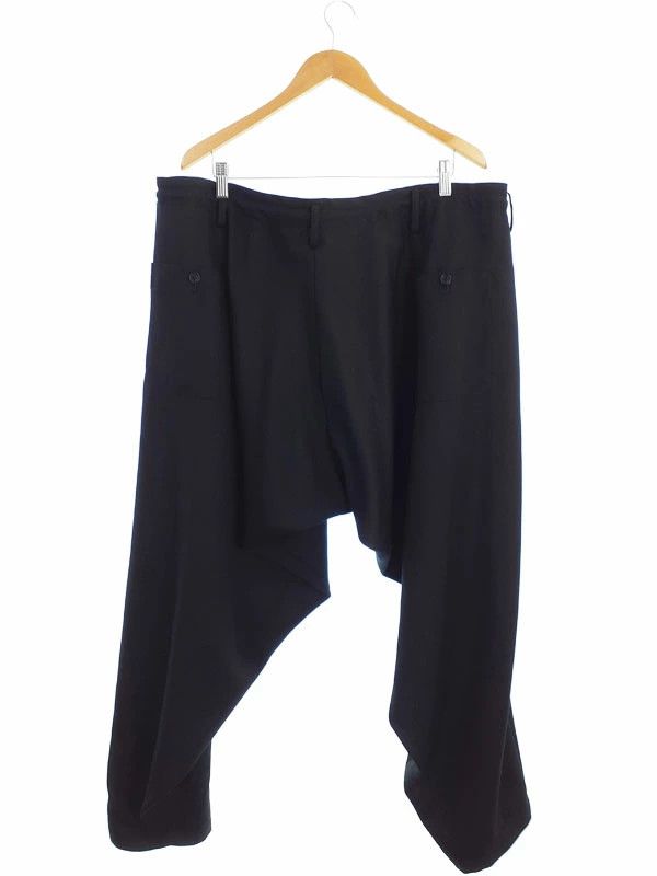 Yohji Yamamoto Yohji Yamamoto Pour Homme wool black pants Size US 41 - 2 Thumbnail
