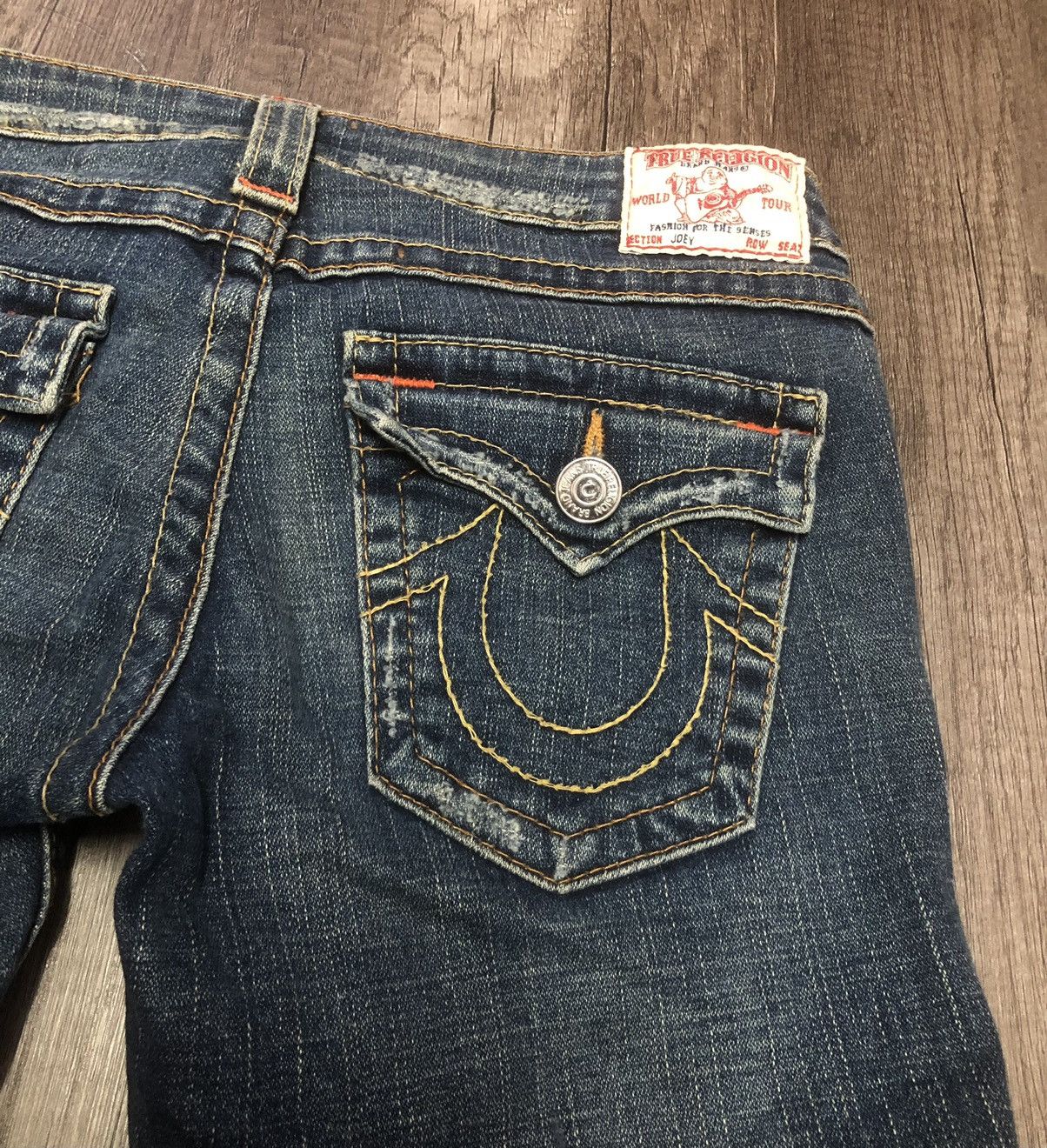 Japanese Brand TRUE RELIGION FLARED JEANS Size 30" / US 8 / IT 44 - 11 Thumbnail
