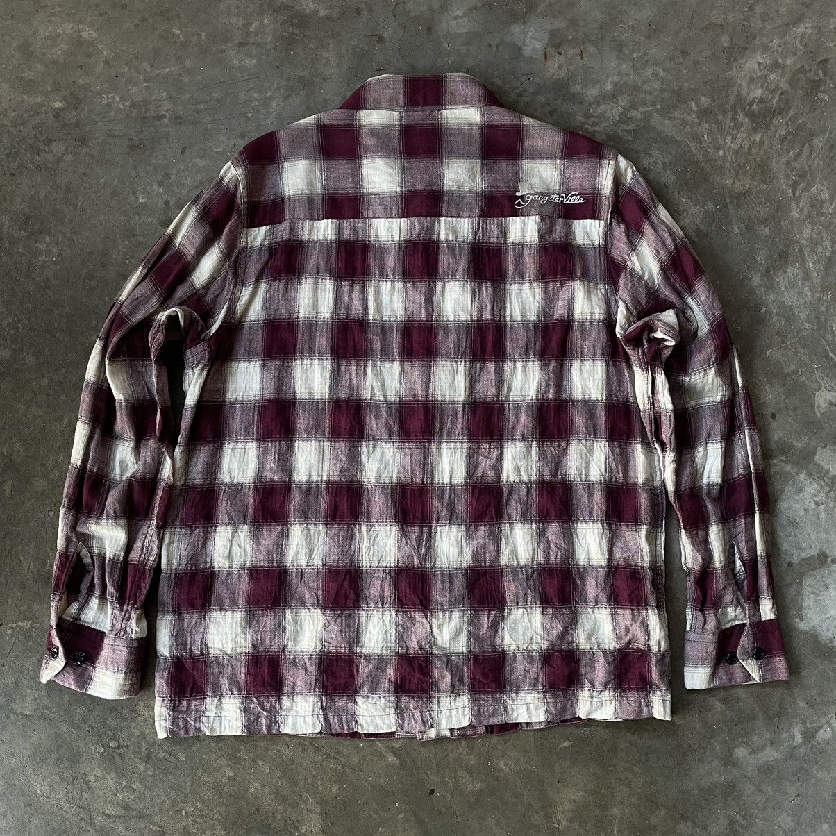 Japanese Brand Gangsterville flannel shirt Size US L / EU 52-54 / 3 - 3 Thumbnail