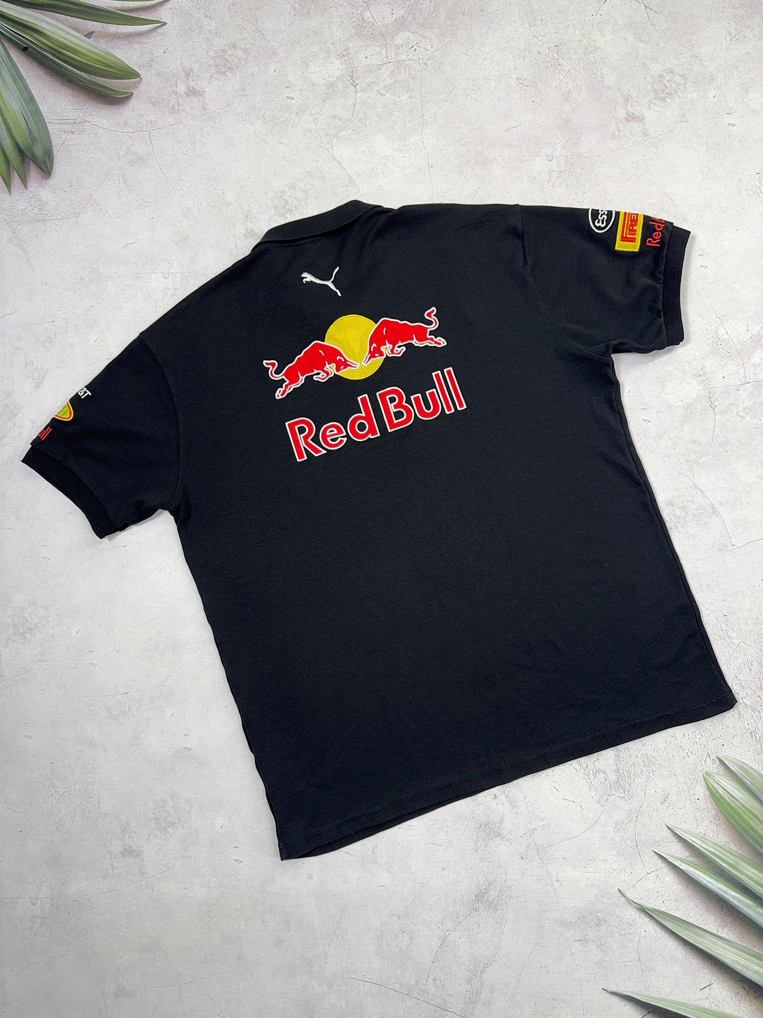 Formula 1 × Vintage Red Bull F1 Team Polo T-Shirt Mobil1 Pirelli Size US L / EU 52-54 / 3 - 11 Thumbnail