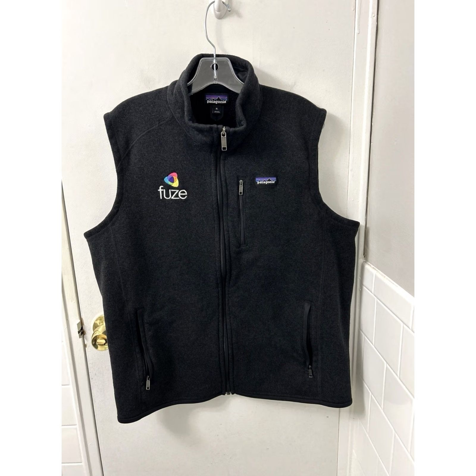 Patagonia Patagonia Better Sweater Vest Mens XL Black Fleece Full Zip Zipper Pockets Logo Embroidered Stand-Up Collar Size US XL / EU 56 / 4 - 2 Thumbnail