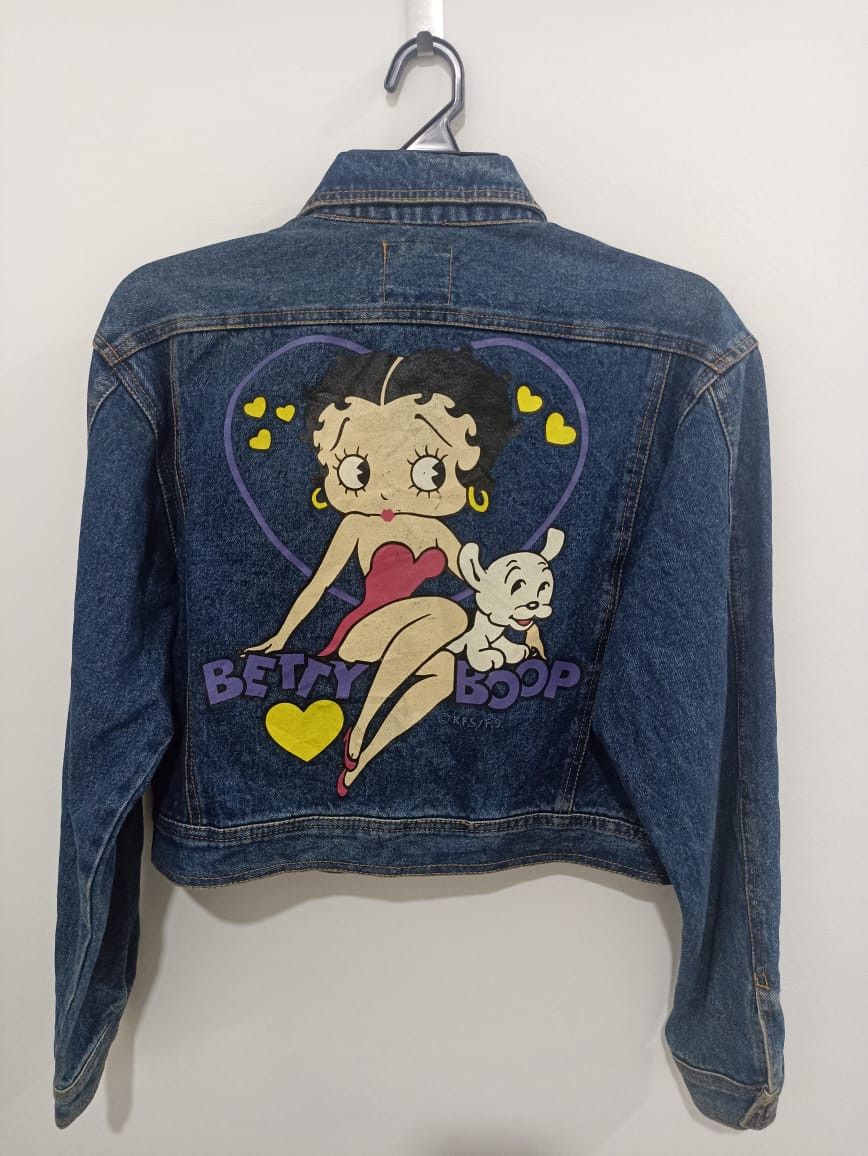 Other Vintage Denim Betty Boop Jacket Size M / US 6-8 / IT 42-44 - 2 Thumbnail