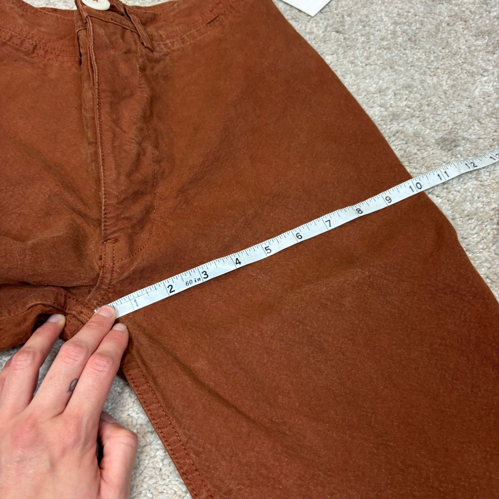 Jesse Kamm NWT Jesse Kamm Ranger Cotton Canvas Ankle Pants Women's 0 Size 25" / US 0 / IT 36 - 8 Thumbnail