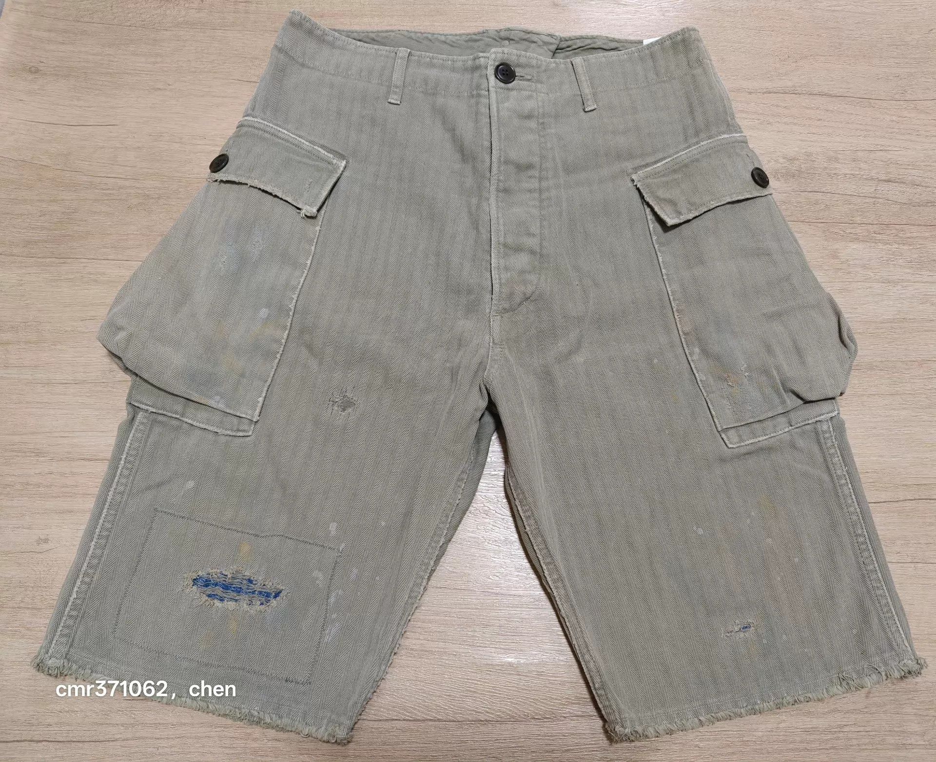 Visvim visvim 20ss veterans crash khaki 1 distressed fishbone Size US 30 / EU 46 - 1 Thumbnail
