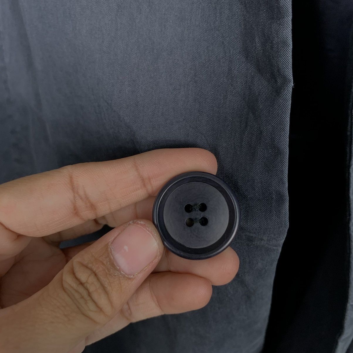 Issey Miyake ☀️Plantation Issey Miyake black button jacket Size US M / EU 48-50 / 2 - 13 Thumbnail