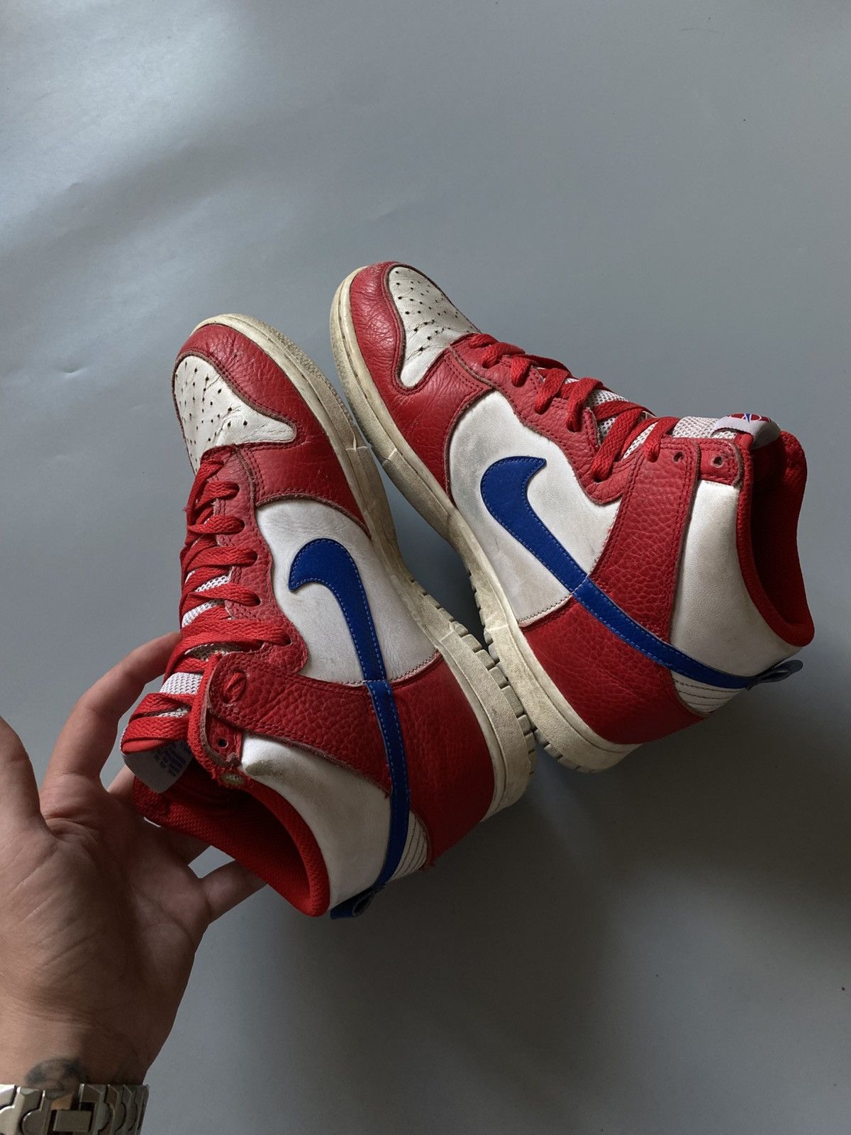Nike Nike Dunk leather red sk8 vintage shoes Size US 7.5 / EU 40-41 - 7 Thumbnail