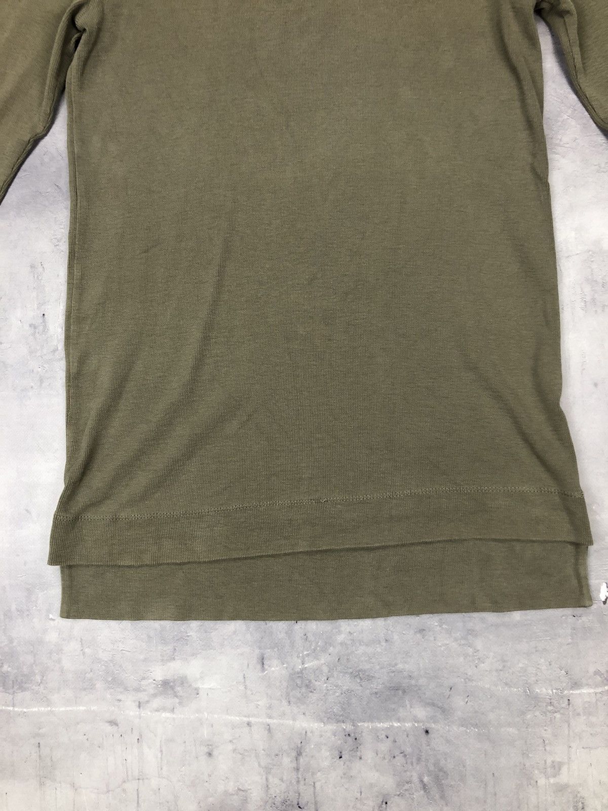 Helmut Lang helmut lang Olive Green long sleeve S Size US 36 / EU 52 - 3 Thumbnail