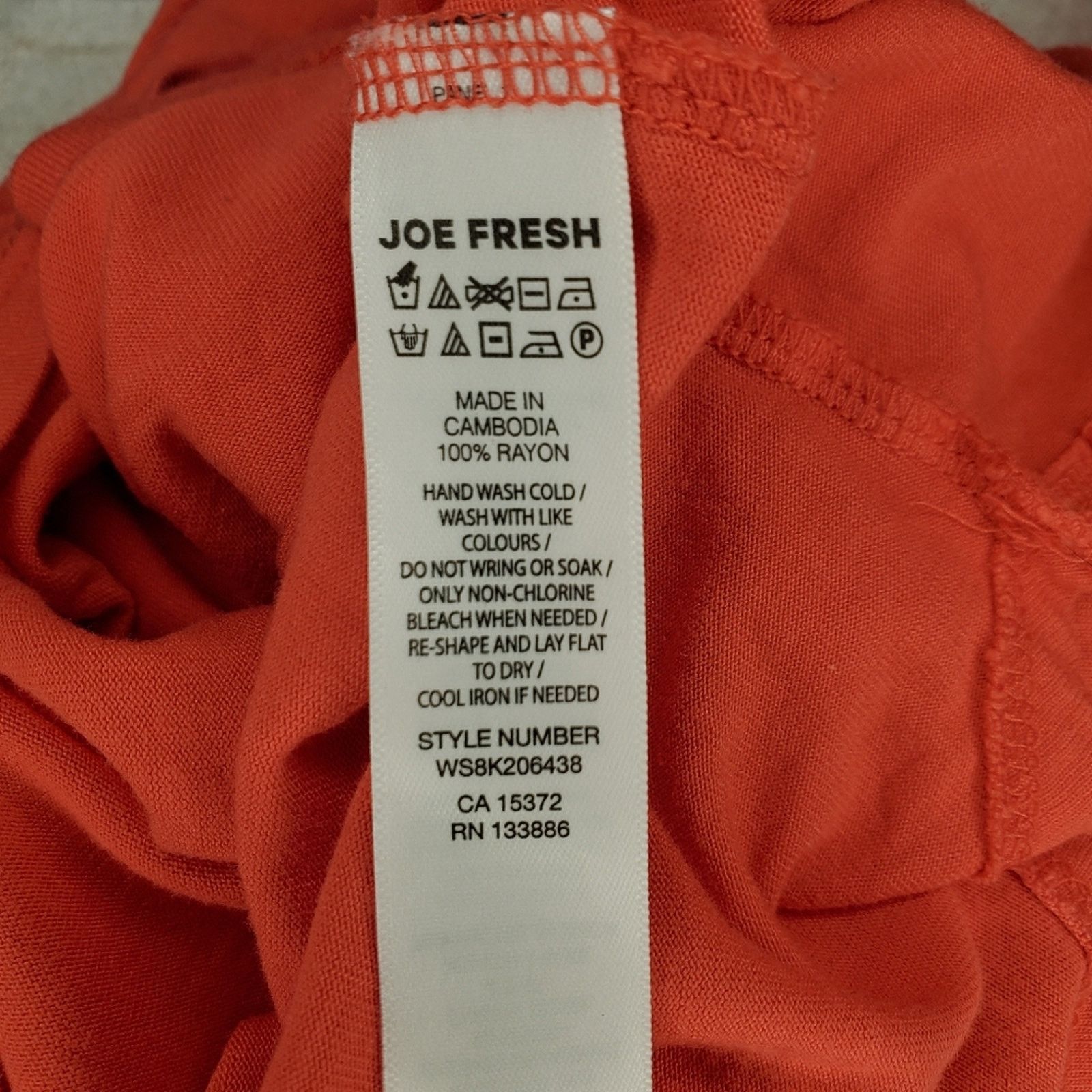 Nordstrom Joe Fresh Orange Blouse Small Size S / US 4 / IT 40 - 7 Thumbnail