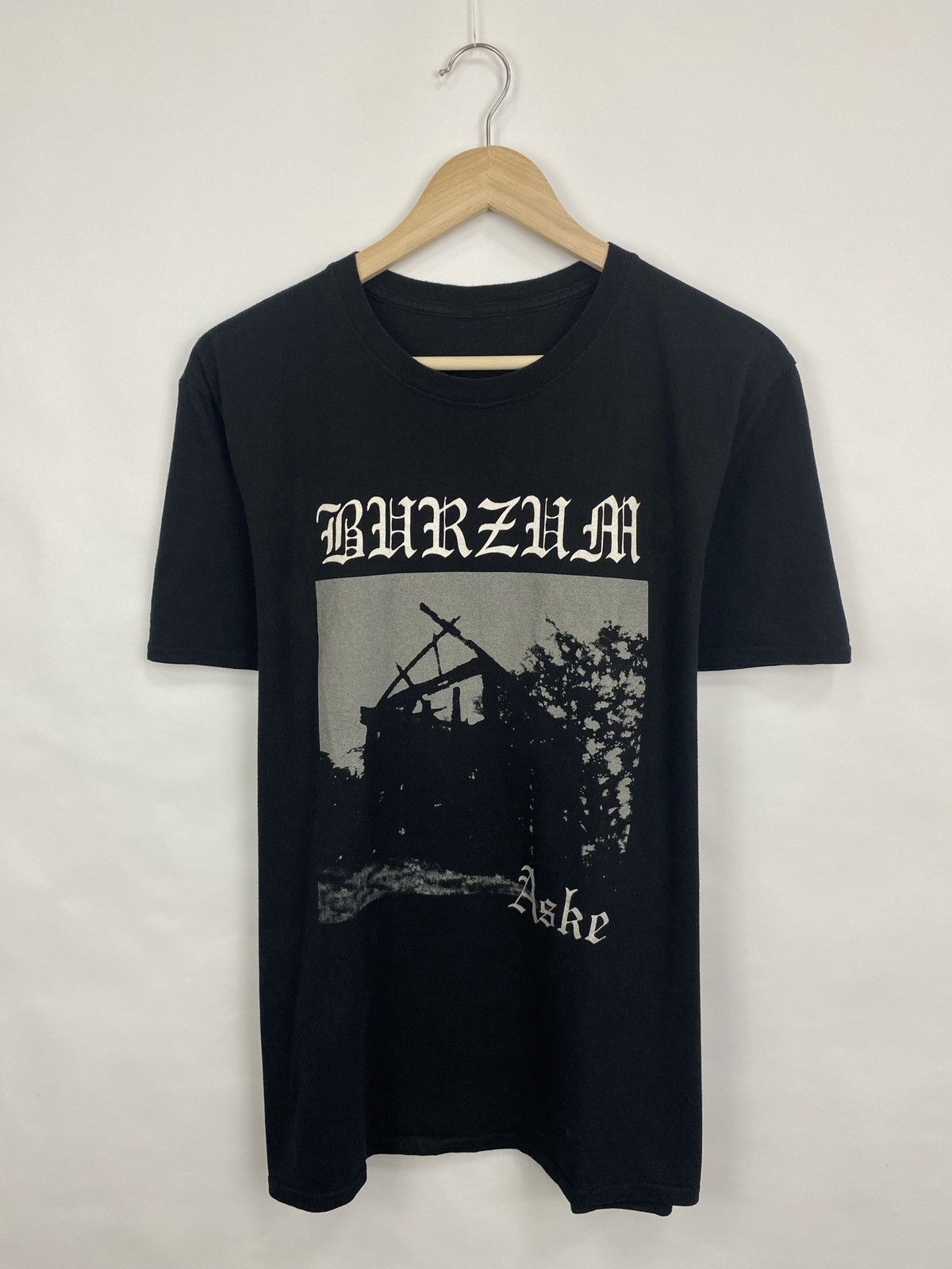 Band Tees × Vintage Vintage Burzum Aske Ragnarok Blackmetal T-Shirt Retro Size US M / EU 48-50 / 2 - 3 Thumbnail