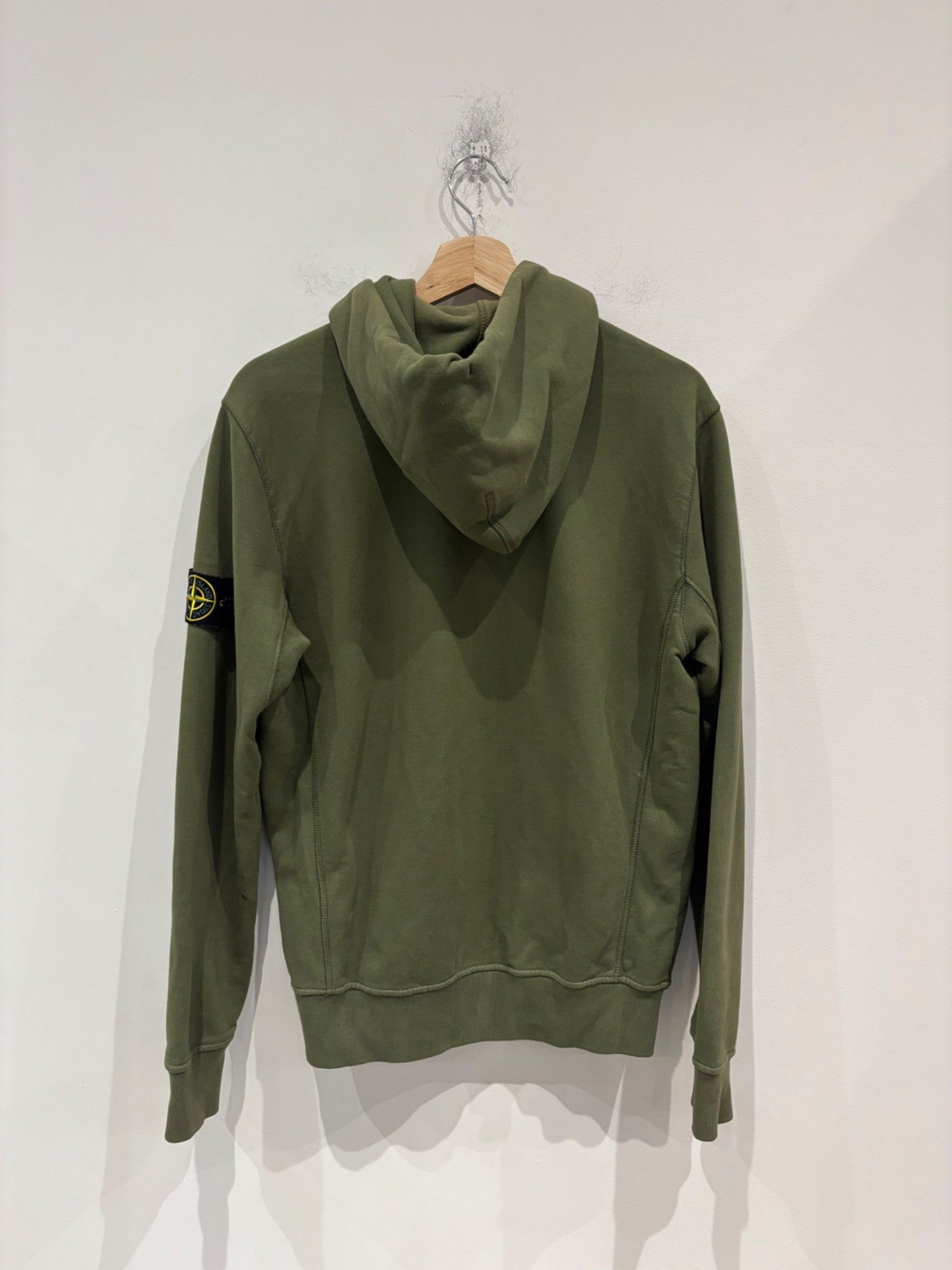 Stone Island Stone Island Logo Patch Zip-Up Hoodie Green Size US M / EU 48-50 / 2 - 5 Thumbnail