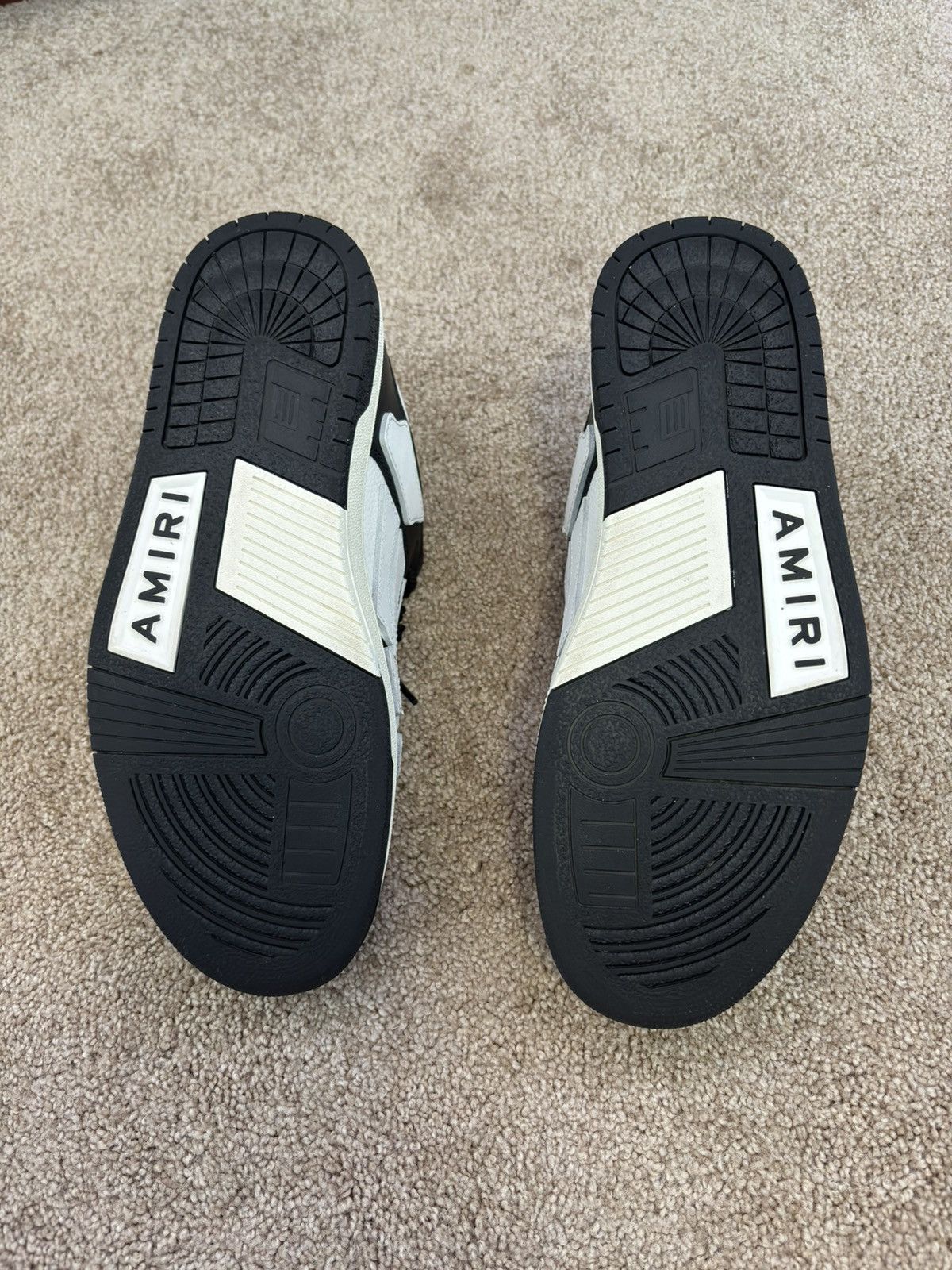 Amiri Amiri Skel Top Low ‘Black White’ Size US 9 / EU 42 - 5 Thumbnail