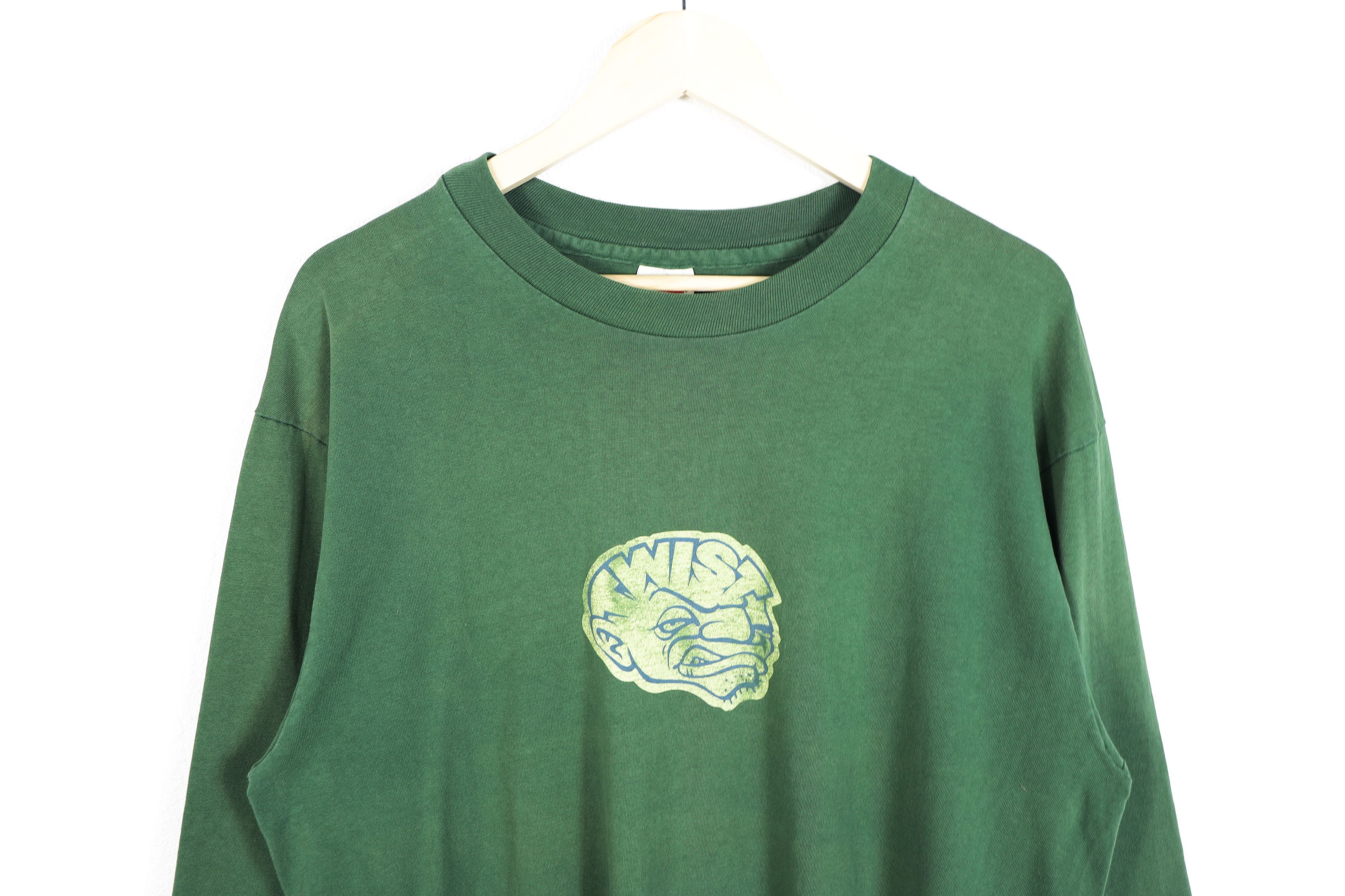 Vintage Vintage 90s Twist Skateboarding Graphic Print LS Tee T-shirt Size US L / EU 52-54 / 3 - 3 Thumbnail