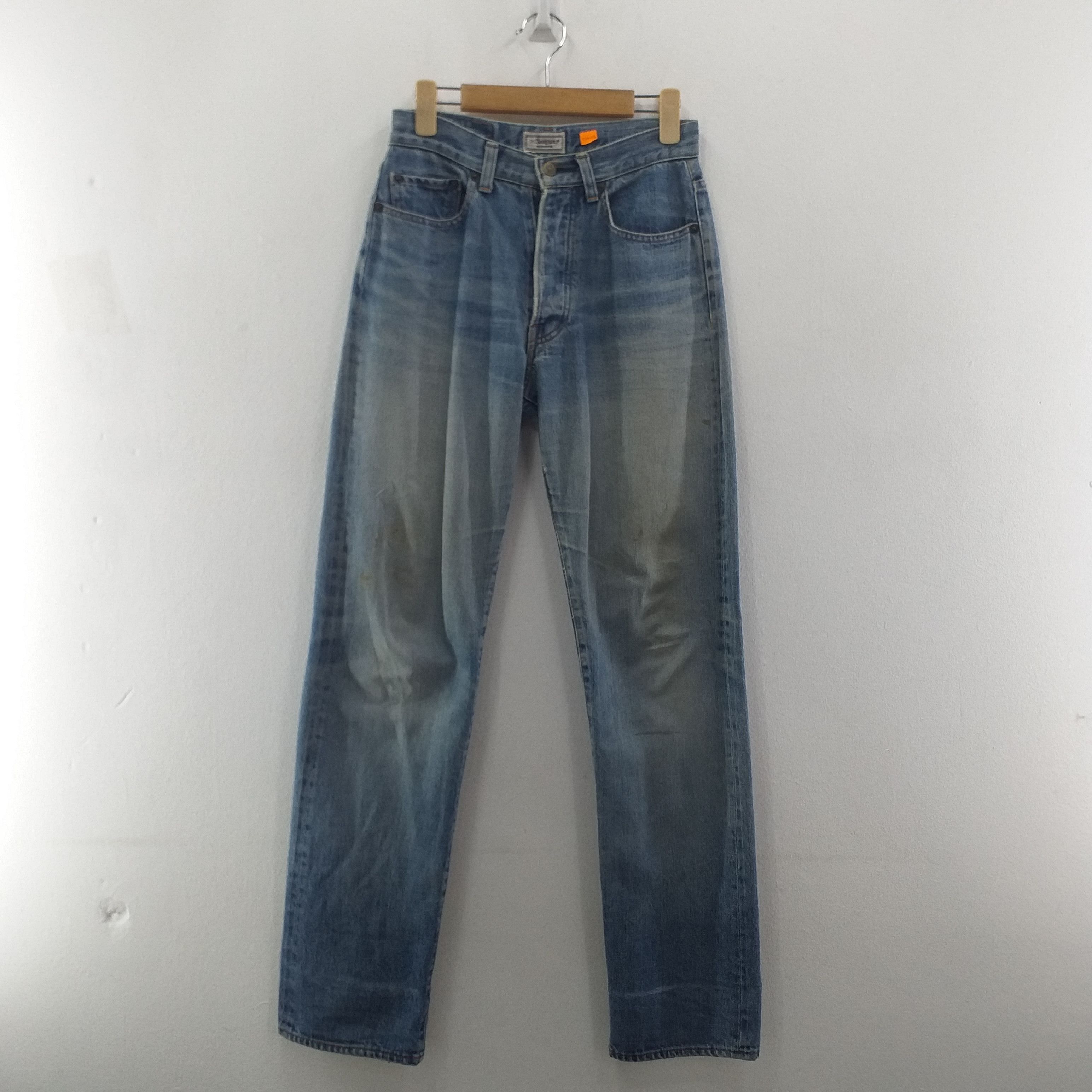 image of Hype Chevignon Distressed Denim 28X33 -Jn015 in Light Wash, Men's
