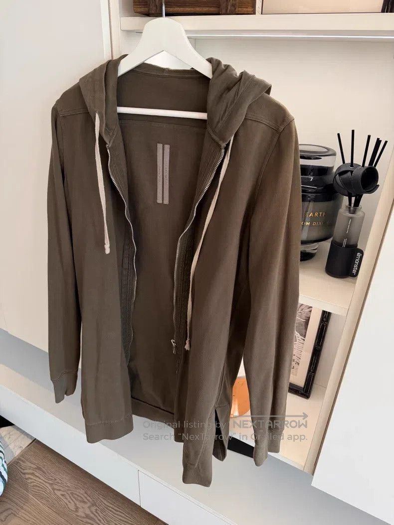 Rick Owens Rick Owens 16ss Main Line Army Green Zip Hoodie Jacket Size US XS / EU 42 / 0 - 1 Thumbnail