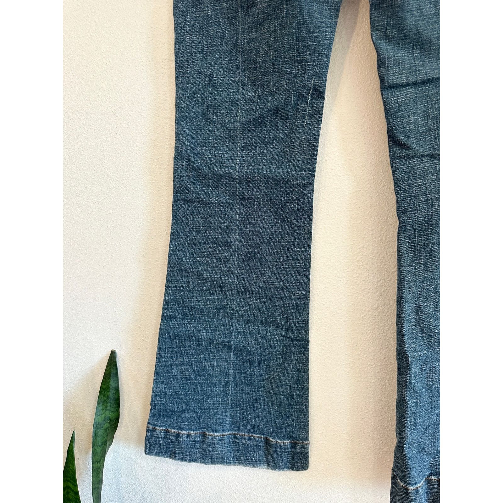 Vintage Y2K Dollhouse Low Rise Bareback Flare Jeans size 13 Size 32" / US 10 / IT 46 - 11 Thumbnail
