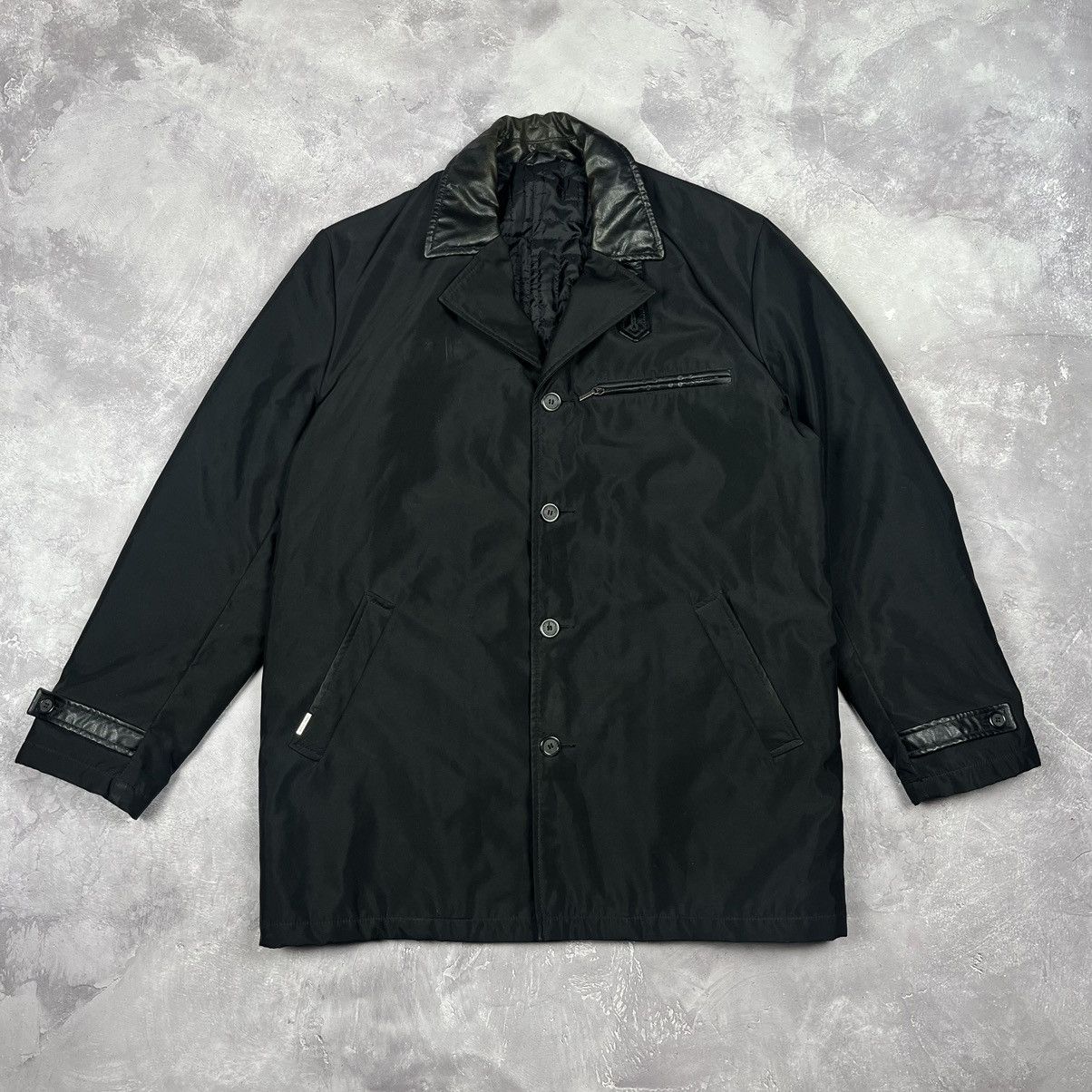 Versace Vintage Versace Classic Black Jacket Made in Italy Size US XL / EU 56 / 4 - 1 Thumbnail