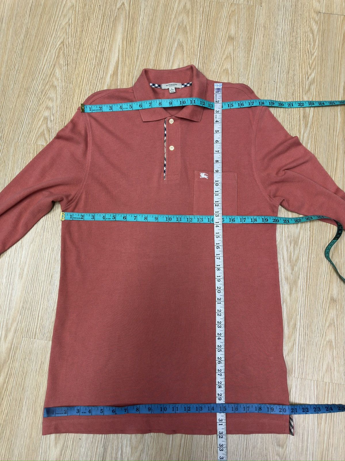 Burberry Burberry London Novacheck Longsleeve Polo Shirt A258 Size US S / EU 44-46 / 1 - 5 Thumbnail
