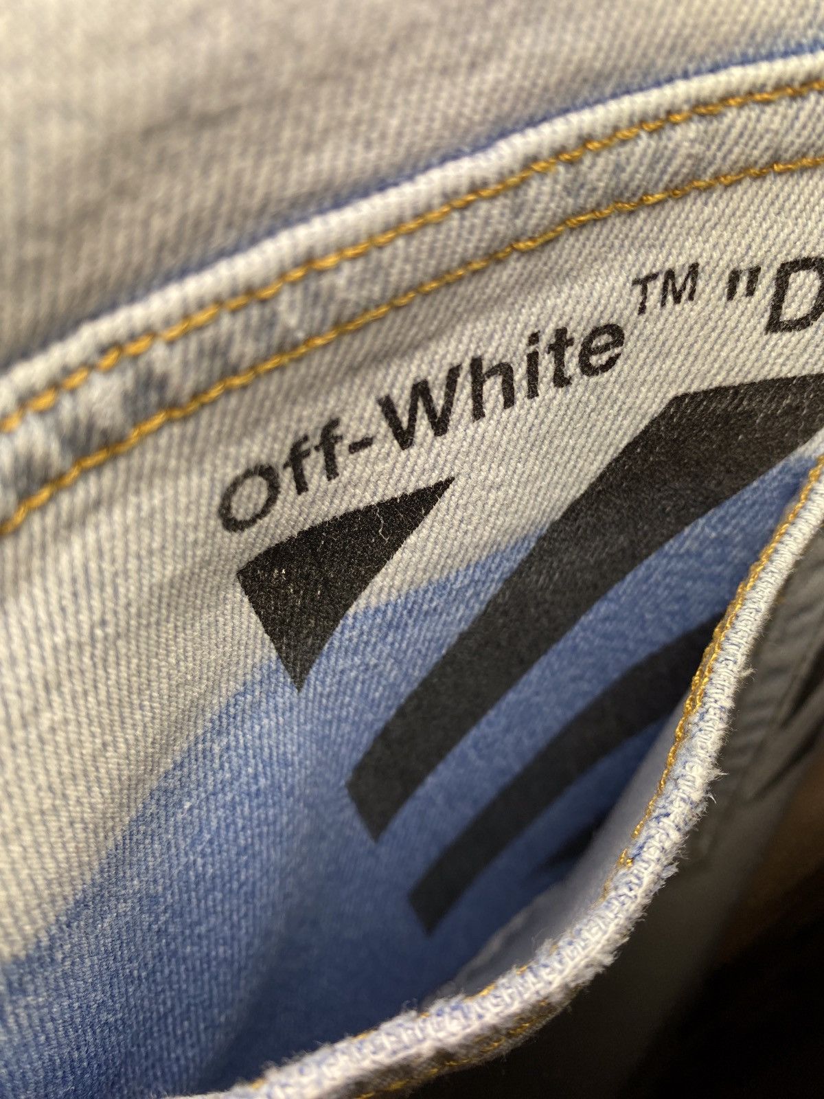 Off-White OFF-WHITE DENIM PANTS JEANS Size US 33 - 5 Thumbnail