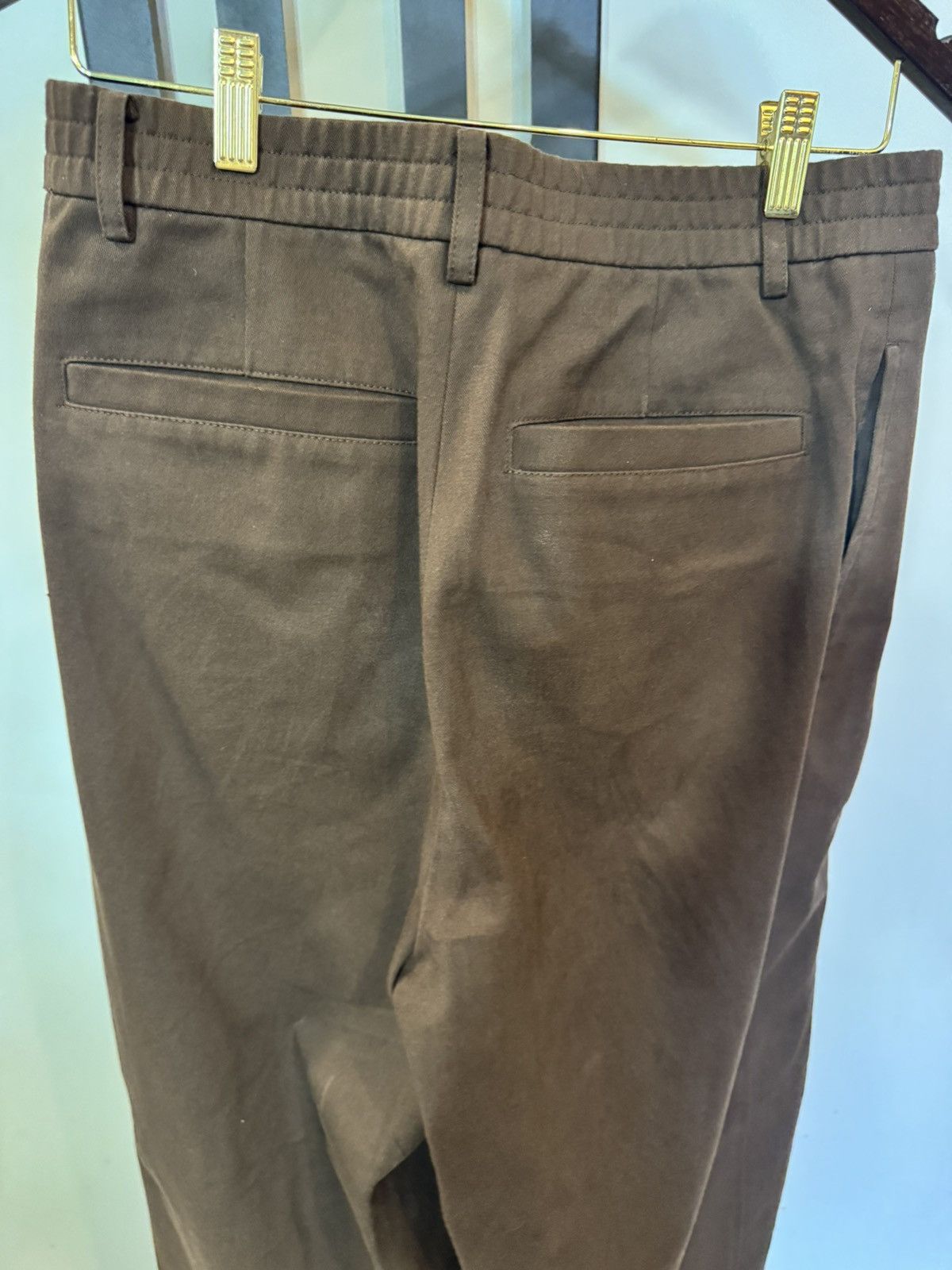 LE17SEPTEMBRE LE17SEPTEMBRE Brown Pleated Trouser Size 48 / 32 Waist Size US 32 / EU 48 - 4 Thumbnail