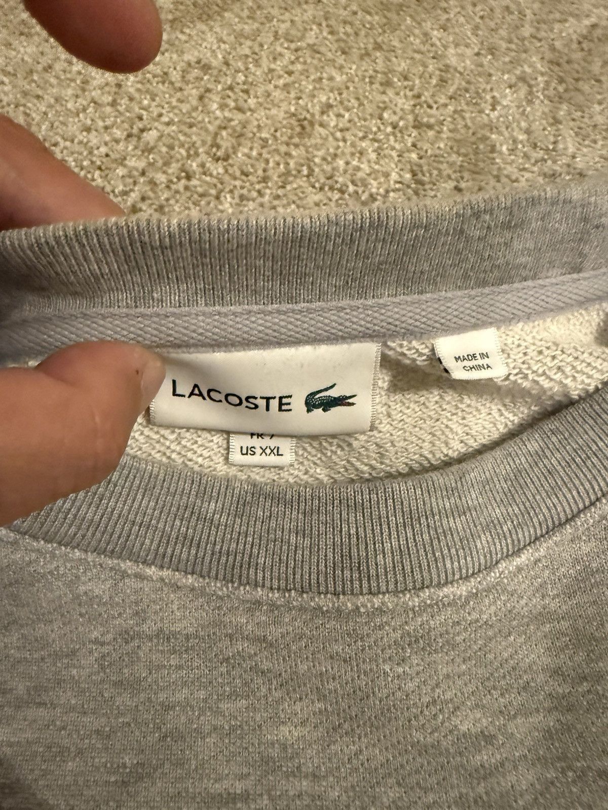 Lacoste Lacoste crewneck Size US XXL / EU 58 / 5 - 3 Thumbnail