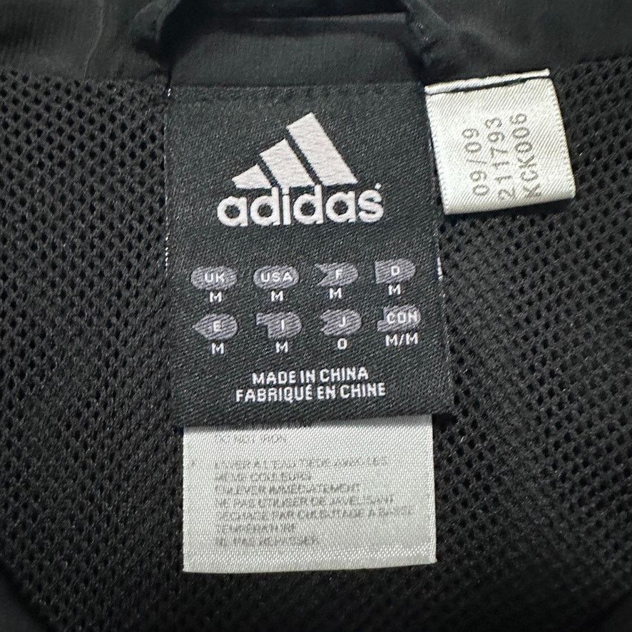 Adidas Adidas black classic three stripe windbreaker jacket size M Size US M / EU 48-50 / 2 - 4 Thumbnail