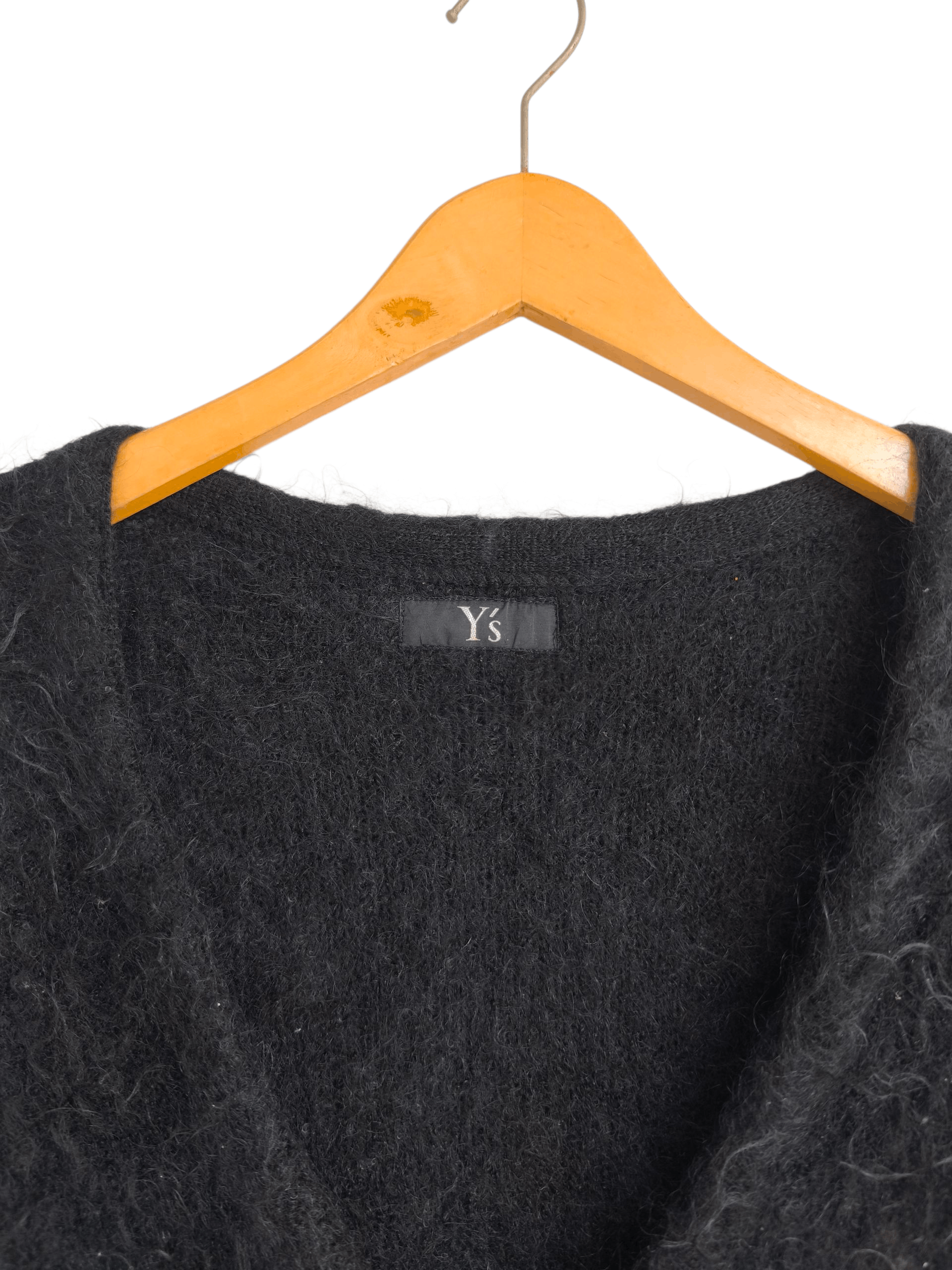 Y's Yohji Yamamoto fuzzy mohair cardigan Size US M / EU 48-50 / 2 - 4 Thumbnail