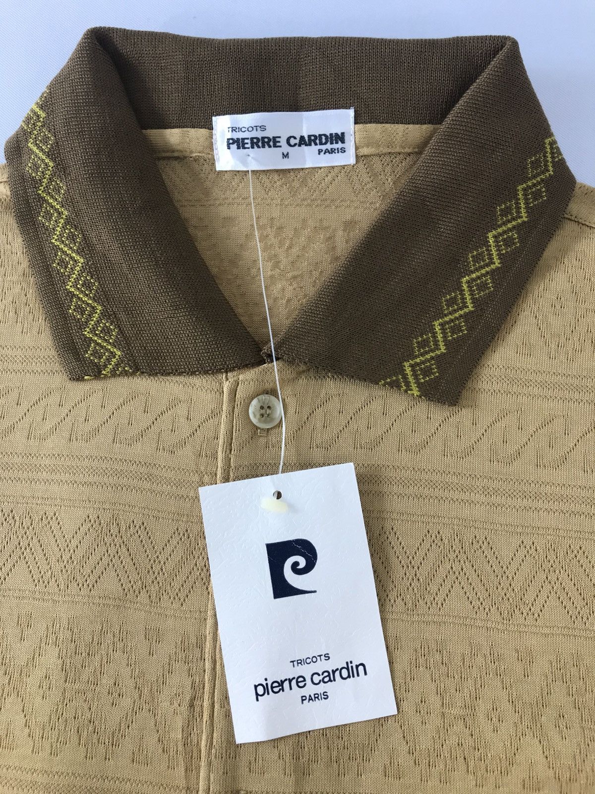 Pierre Cardin 90s Pierre Cardin Paris Tricot Single Pocket Polo Tee Size US M / EU 48-50 / 2 - 4 Thumbnail
